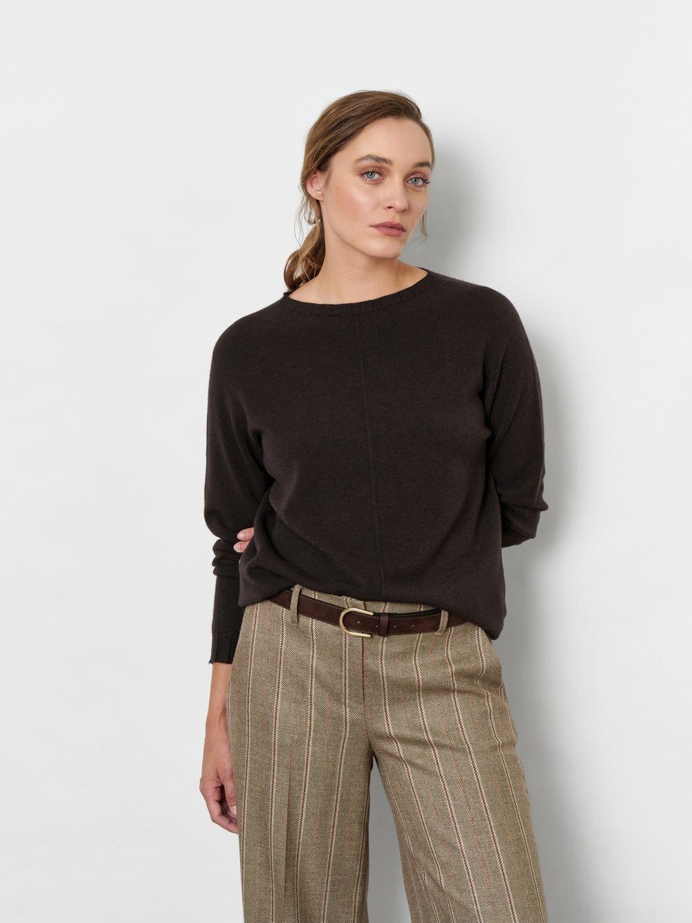 TONI Strickpullover Grace mit Ziernaht