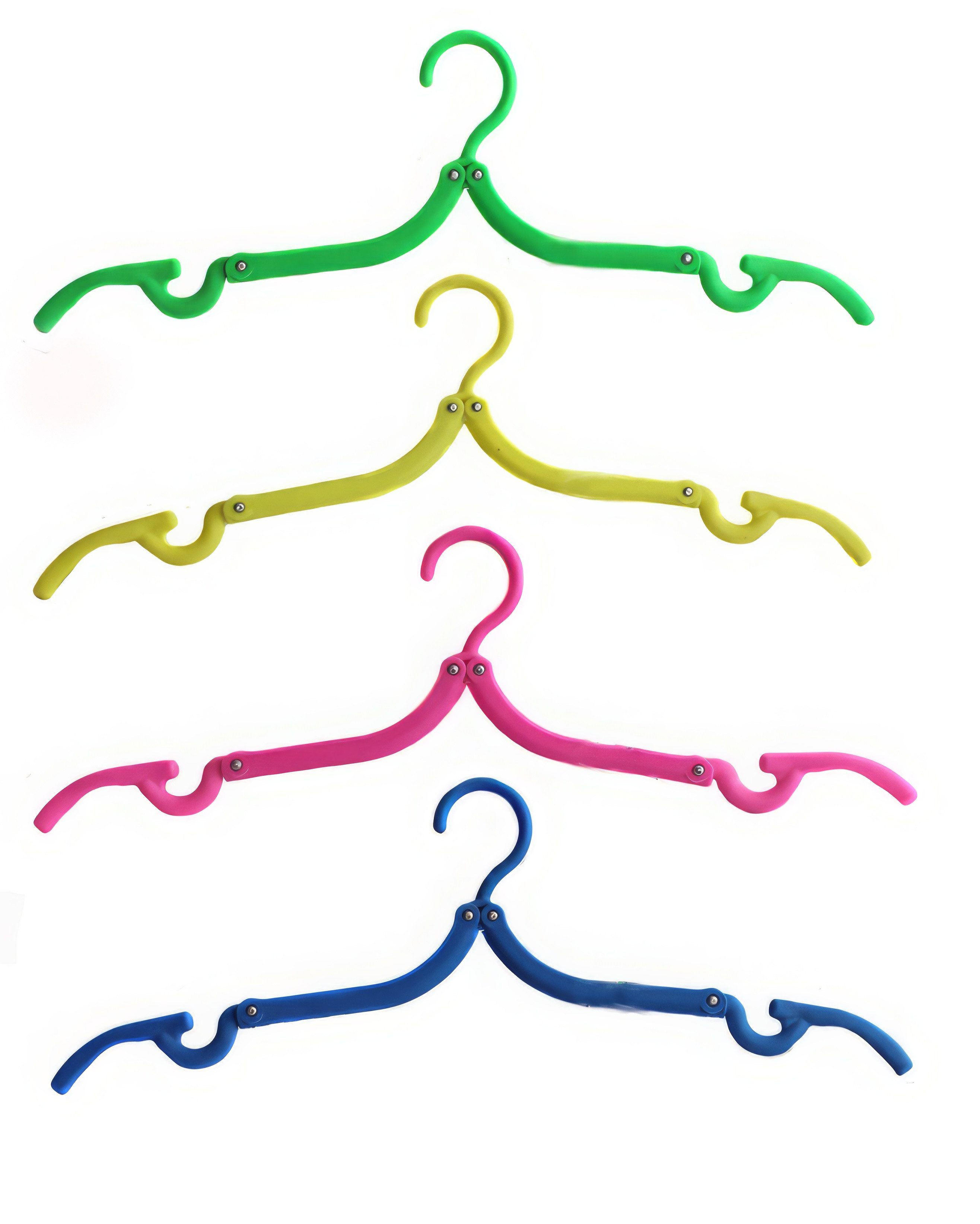 Yudu Kleiderbügel 4 x Kleiderbügel Reise Bügel zusammenklappbar