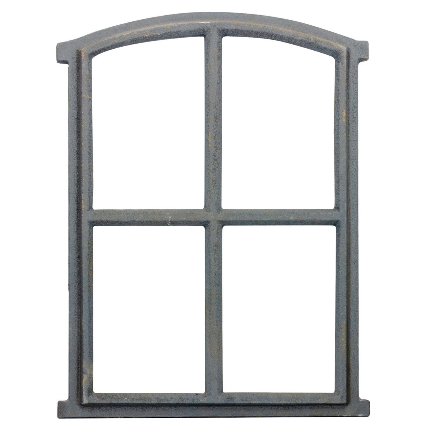 Aubaho Fenster Fenster grau Stallfenster Eisenfenster Scheunenfenster Eisen 49cm Anti