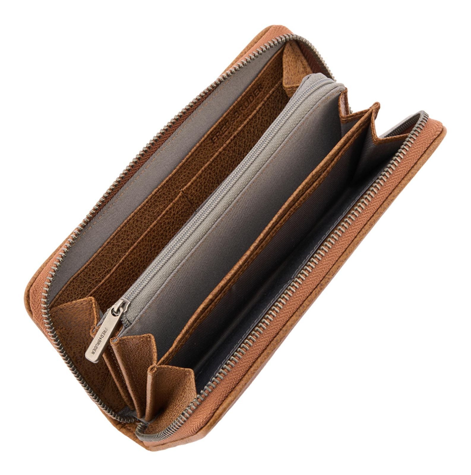FREDsBRUDER Geldbörse Wallet Gürteltier Big, aus echtem Rindsleder
