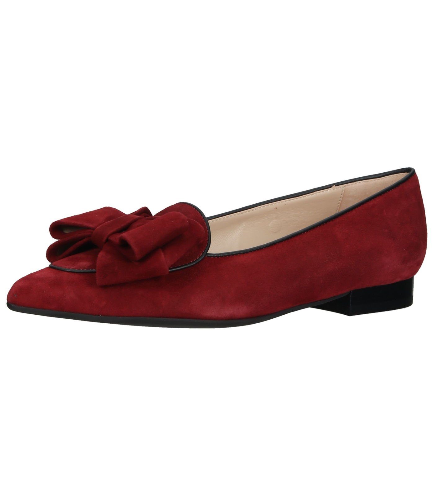 Peter Kaiser Ballerinas Veloursleder Ballerina Rot