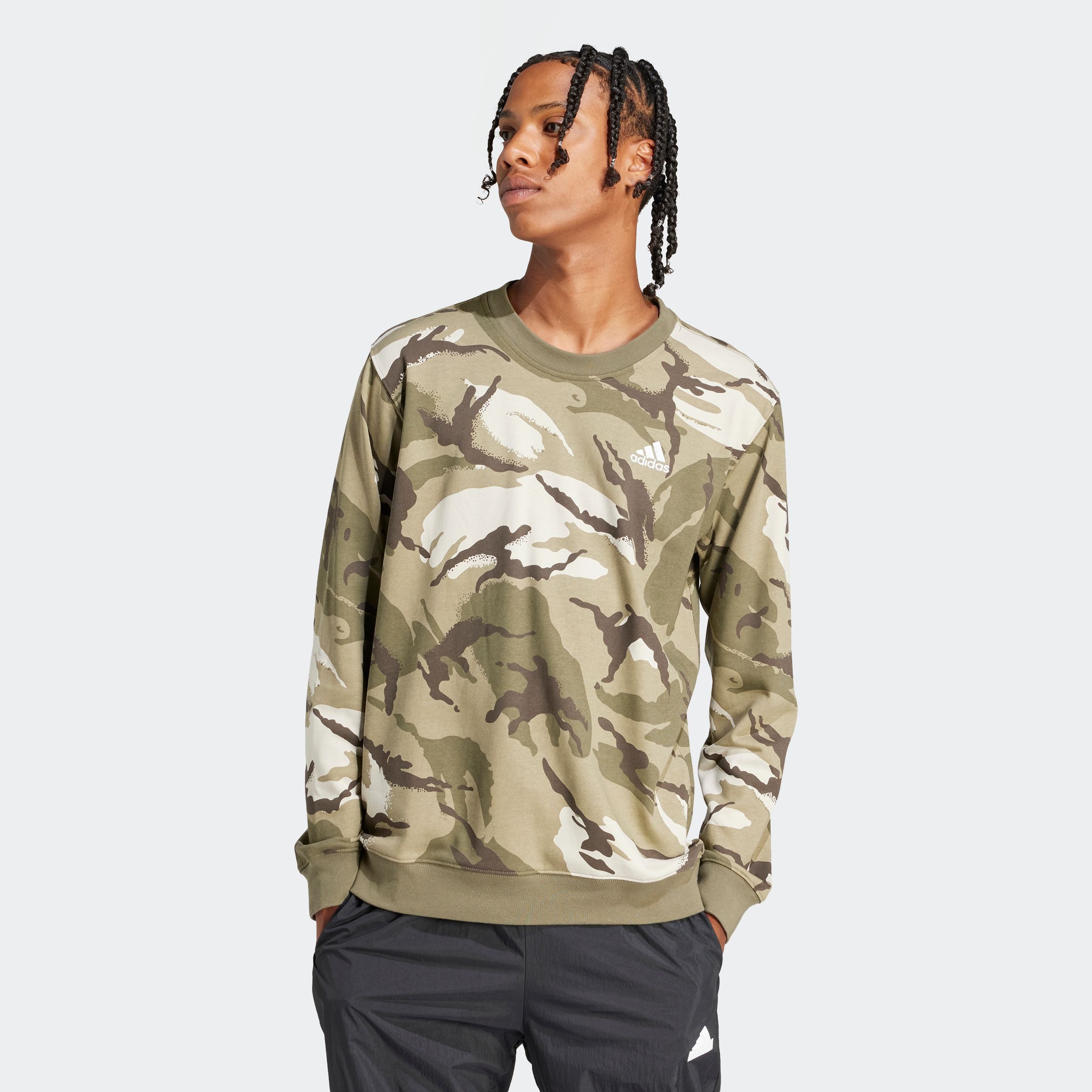 adidas Sportswear Sweatshirt M BL CAMO günstig online kaufen