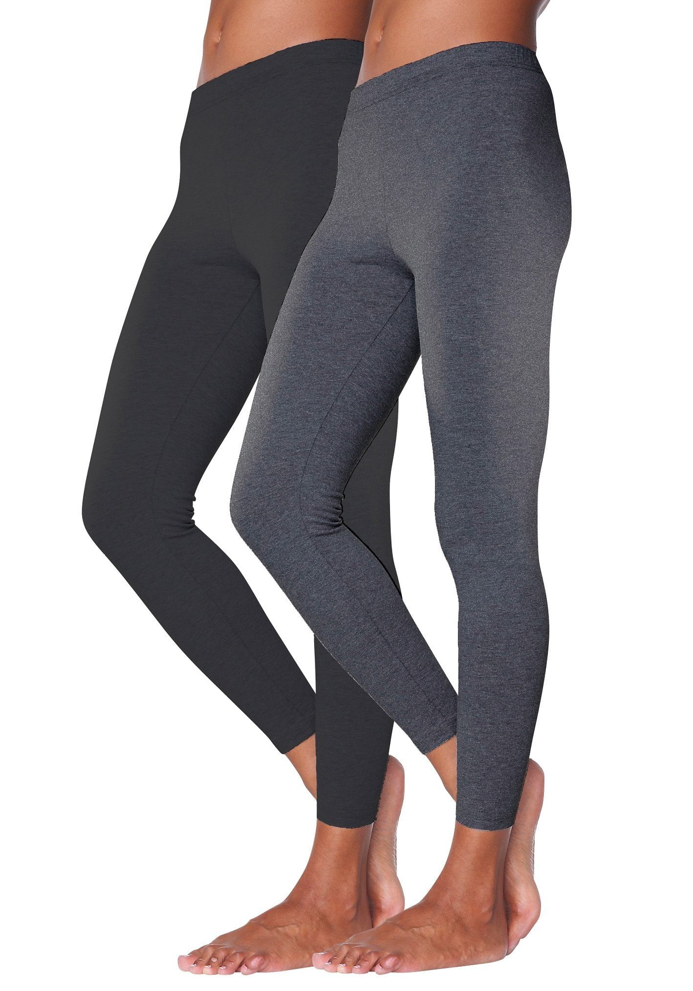 Vivance Active by Lascana Leggings (2er-Pack) mit Gummibund, Loungewear