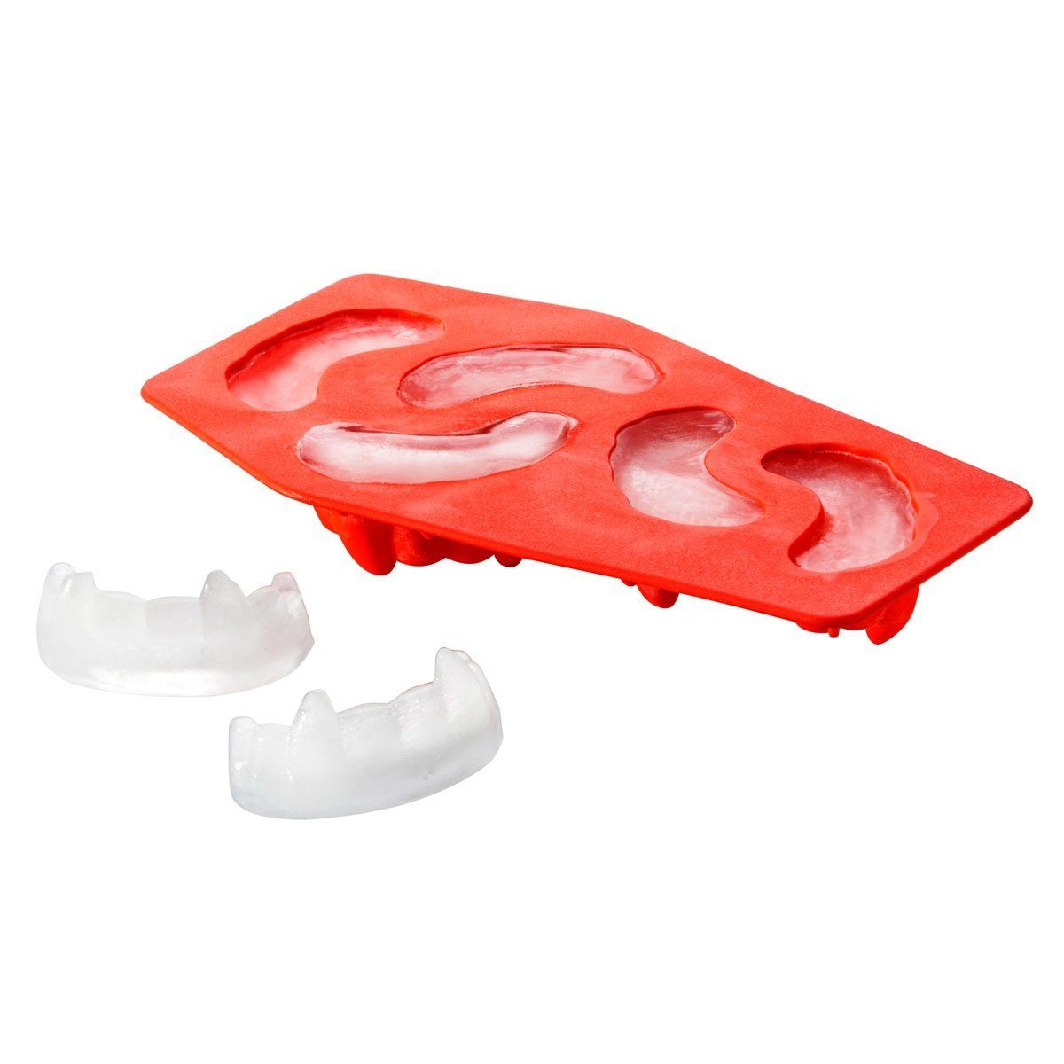 Goods+Gadgets Eiswürfelform GOODS+GADGETS Silikon-Vampir-Eiswürfelform – Vampirgebiss Eiswürfel