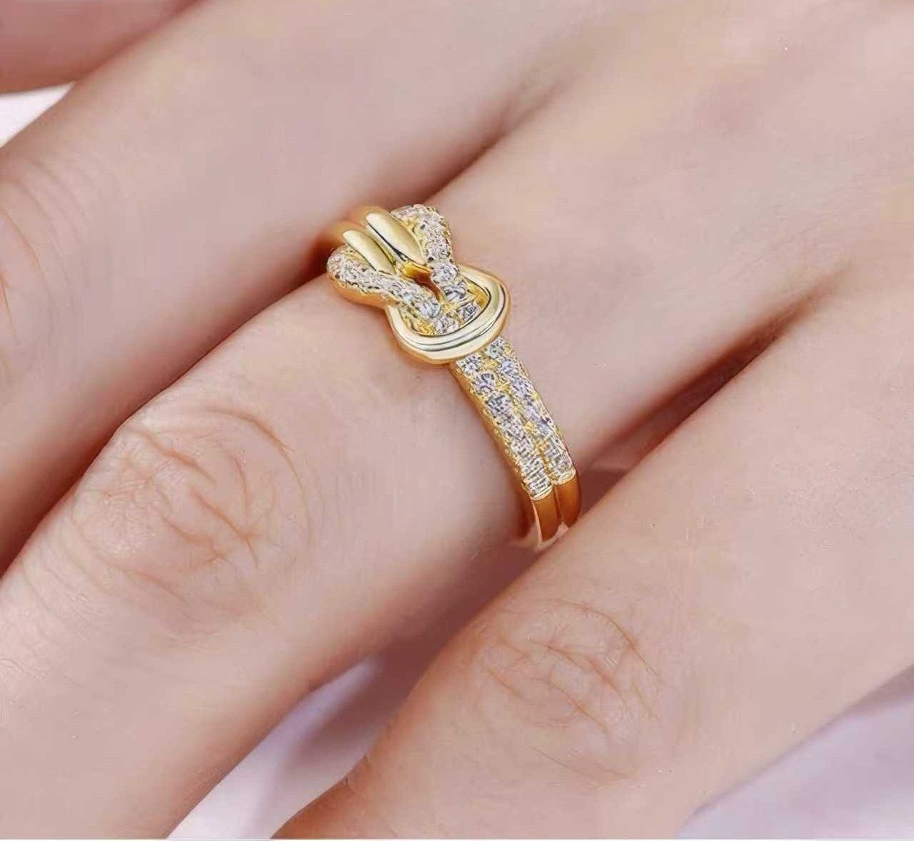 Jumpeak Diamantring ring damen,ring gold damen 585 echtgold,engagement ring,labordiamant, geschenk ideen für frau,Brillantschlif,erstkommunion geschenk mädchen