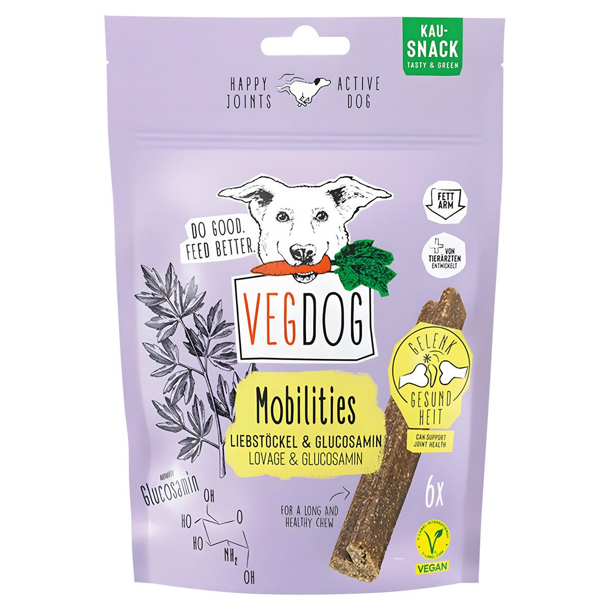VEGDOG Mobilities 115 g, Snack für: Hund
