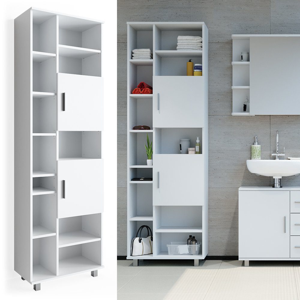 Vicco Hochschrank Ilias, Weiß, 60 x günstig online kaufen