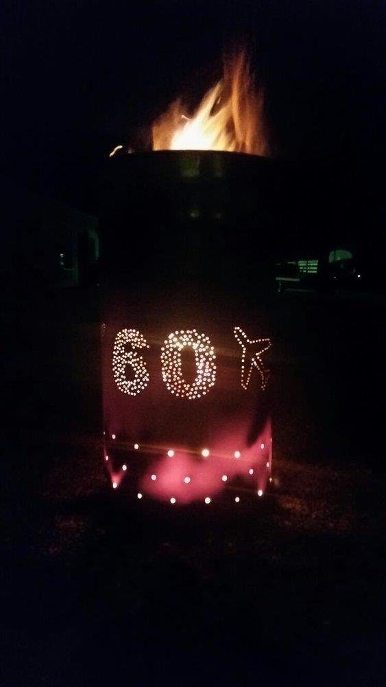 Looping-Lu Fire Bowl 200 Liter Fire Barrel Burning Barrel Fire Pit