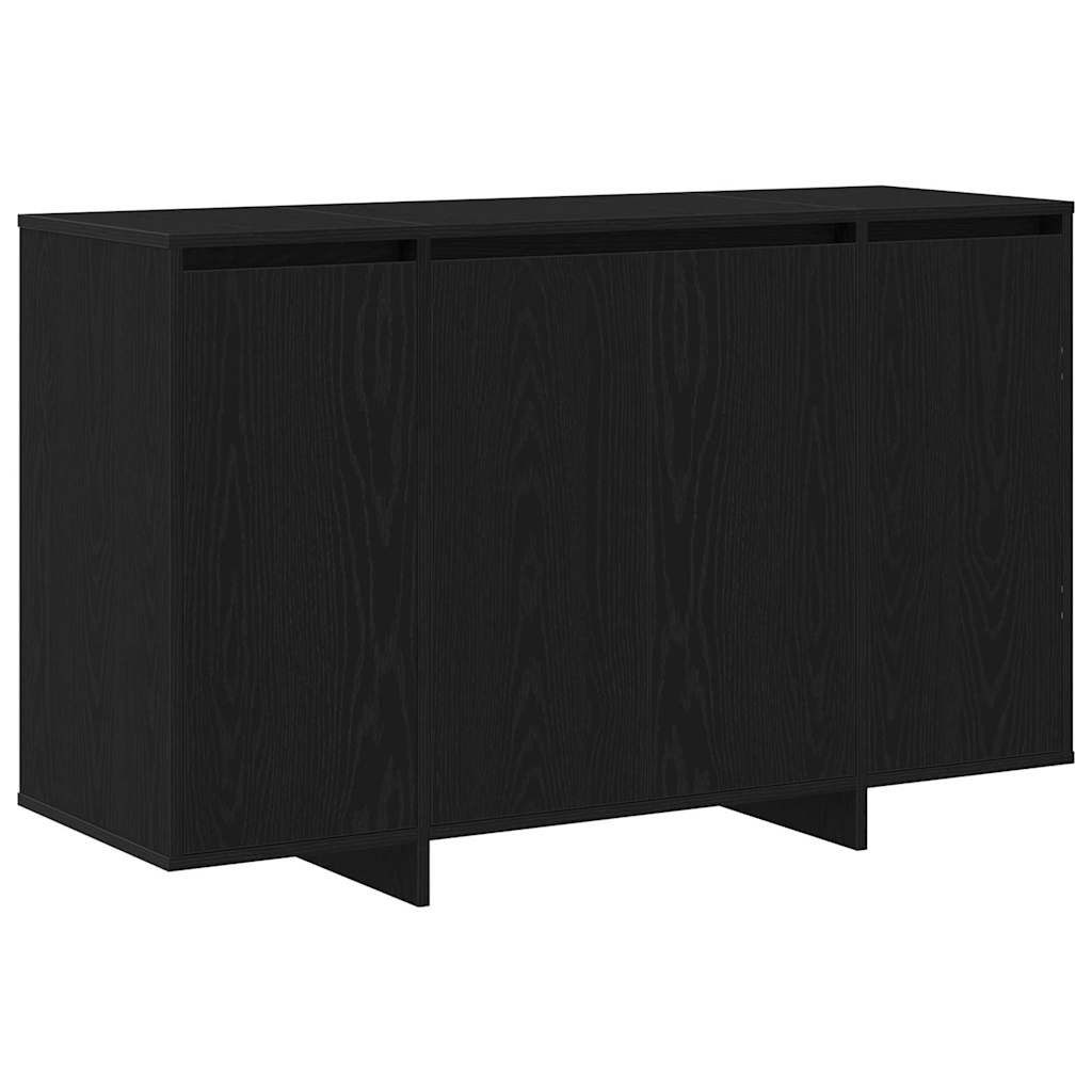 vidaXL Sideboard Sideboard Schwarz Eichen-Optik 120 x 41 x 75 cm Holzwerkst günstig online kaufen