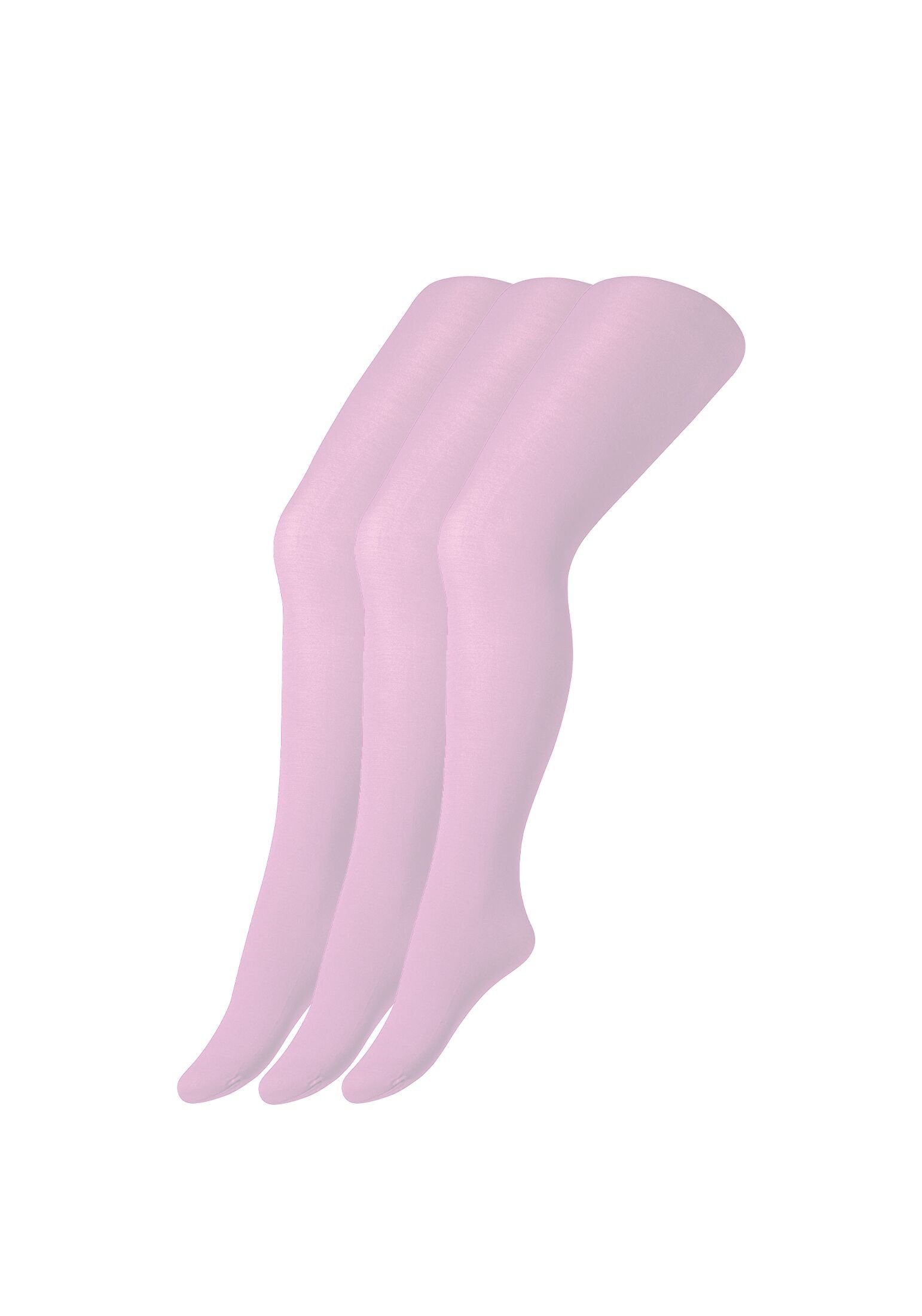 s.Oliver 3er Strumpfhose Strumpfhose mauve Pack