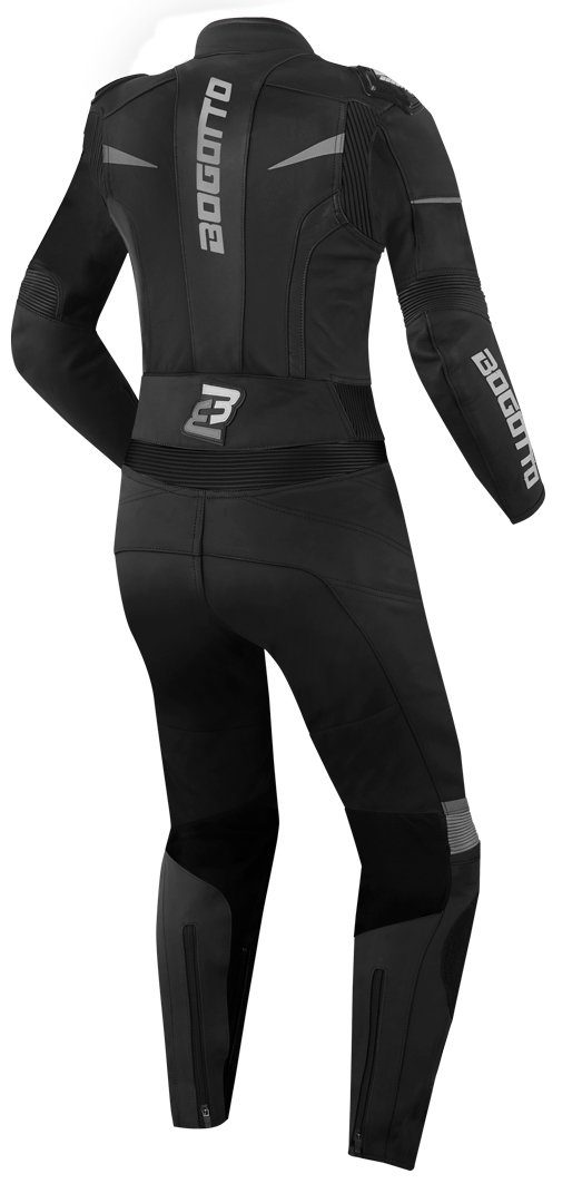 Bogotto Motorradkombi Misano 2-Teiler Damen Motorrad Lederkombi protektoren reflektierende – Bild 2 von 5