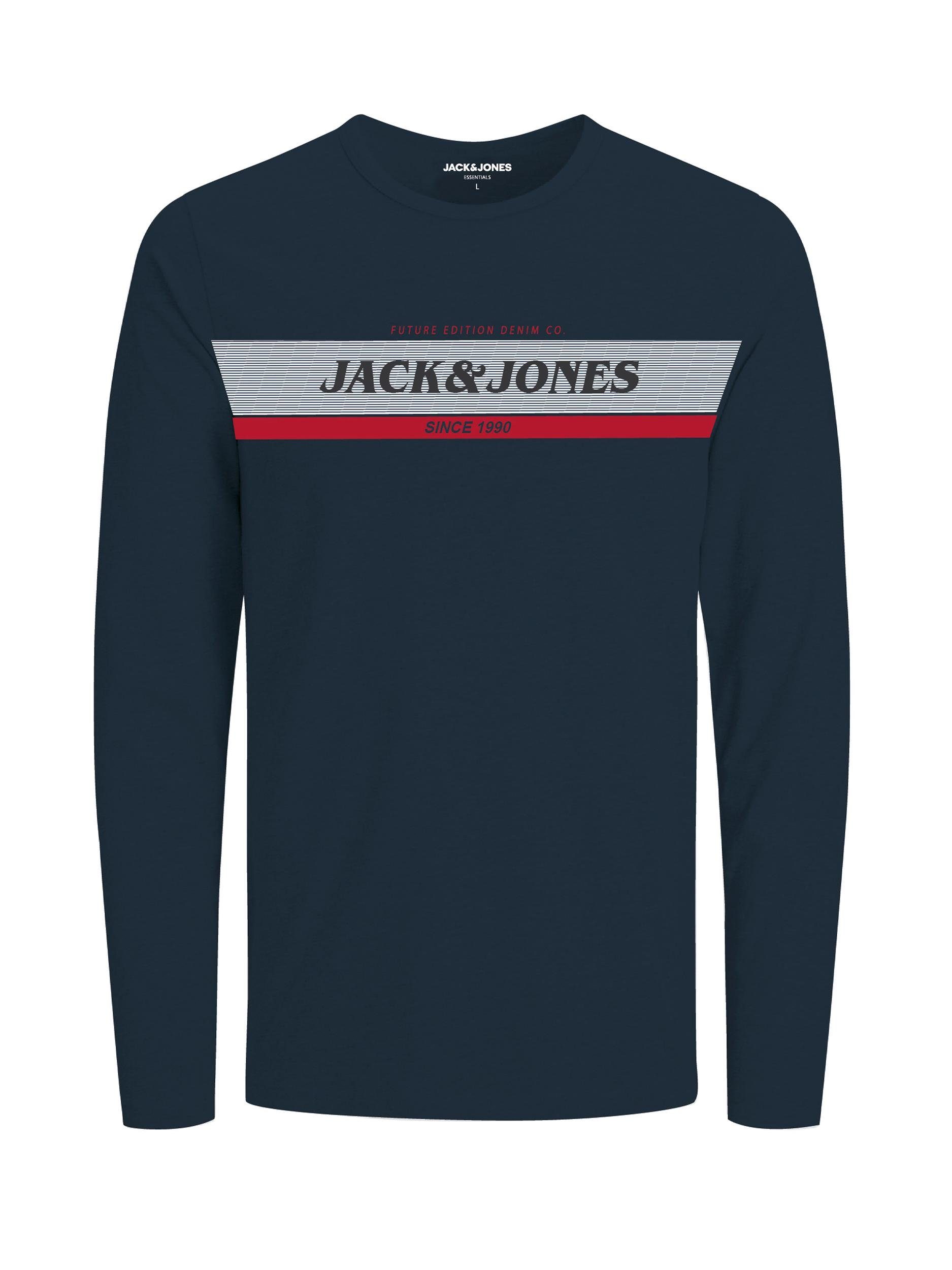 Jack JJALEX LS navy CREW Jones blazer JNR Junior NECK Langarmshirt & TEE