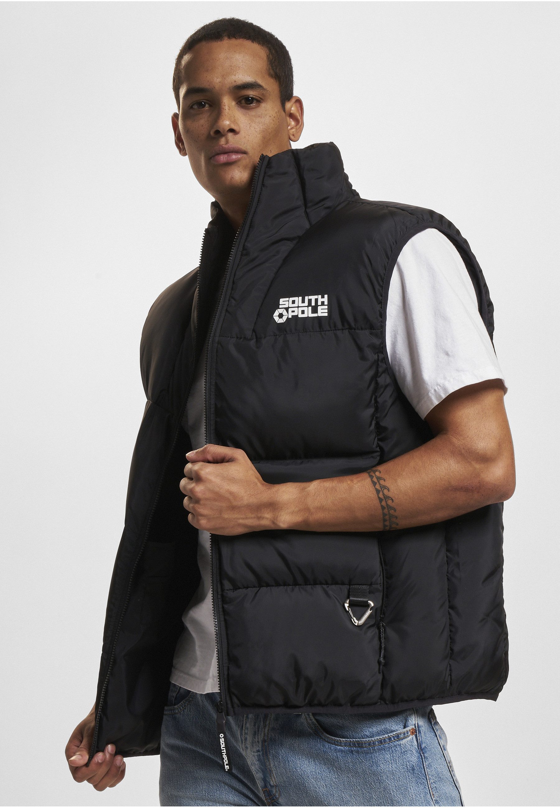 Southpole Outdoorjacke Southpole Herren PM233-017-1 SP Bubble Vest 1.0 (1-St)