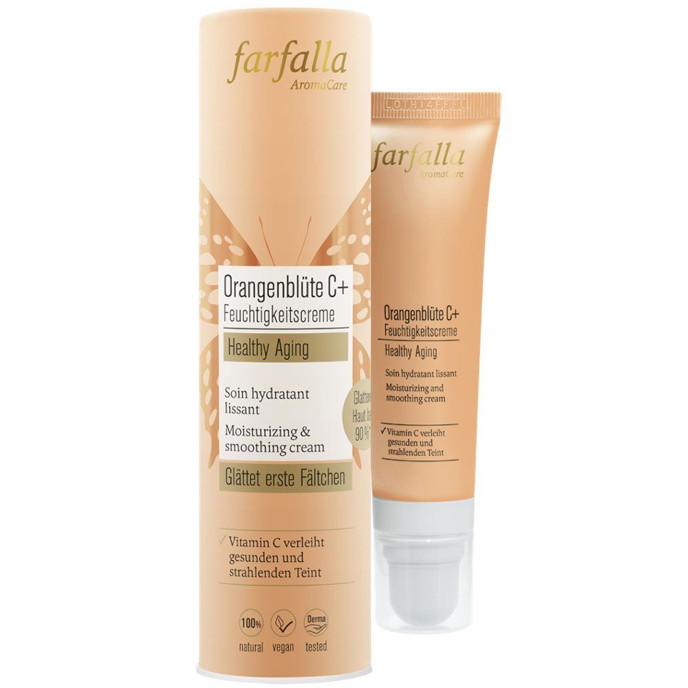 Farfalla Essentials AG Feuchtigkeitscreme Orangenblüte C, Orange, 30 ml
