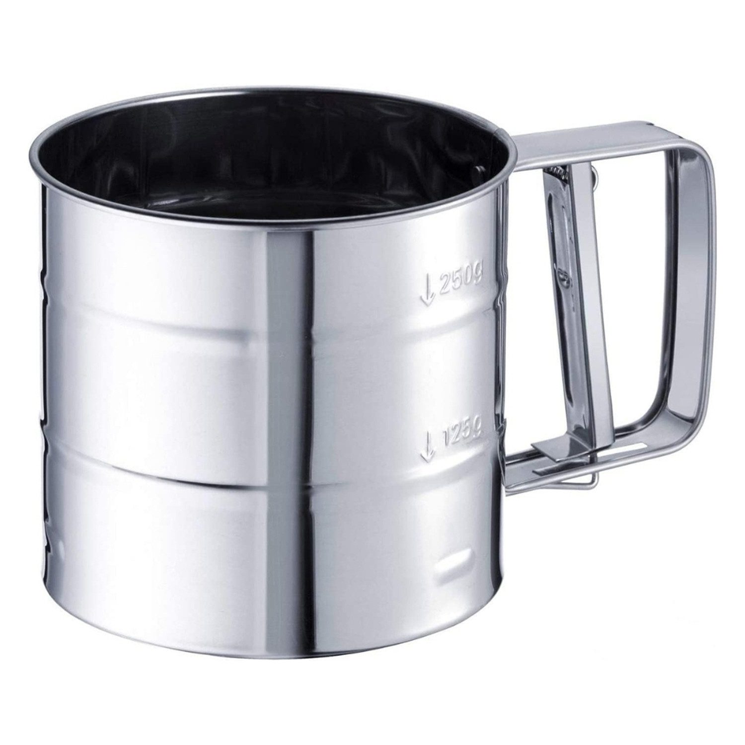 WESTMARK Küchensieb Mehl- und Puderzuckersieb, Mit Griff, Edelstahl