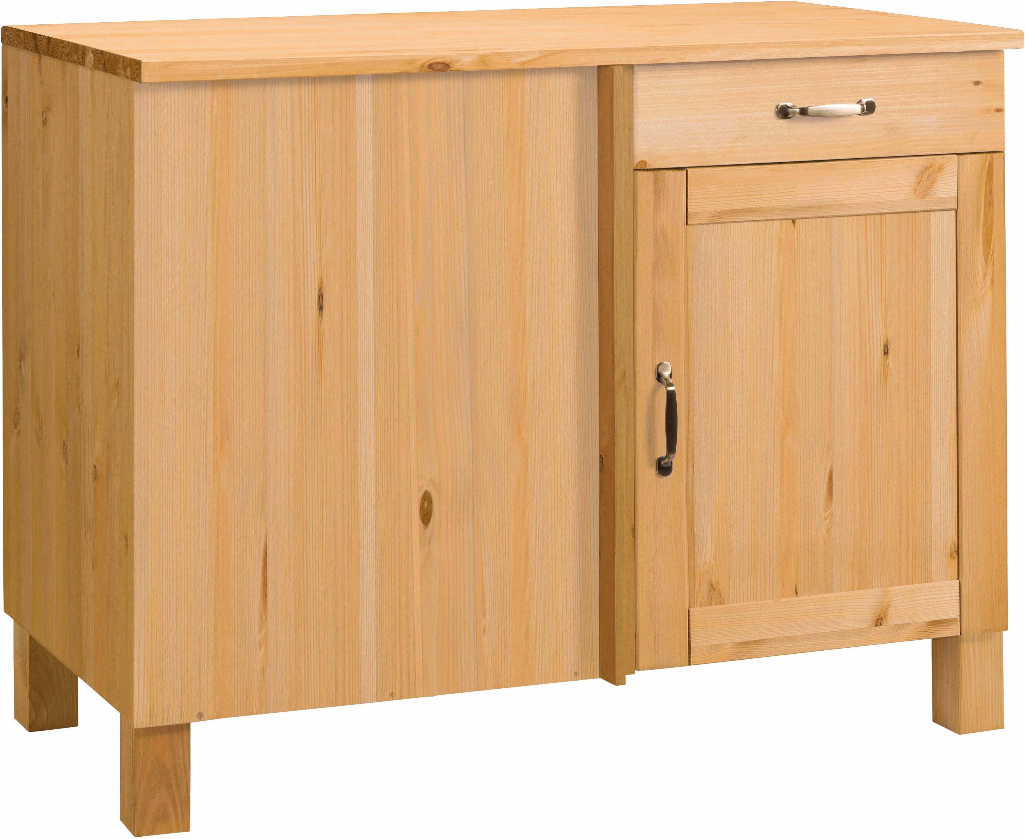 Home affaire Eckunterschrank "Alby" Breite 110 cm, 1 Tür und 1 Schublade günstig online kaufen