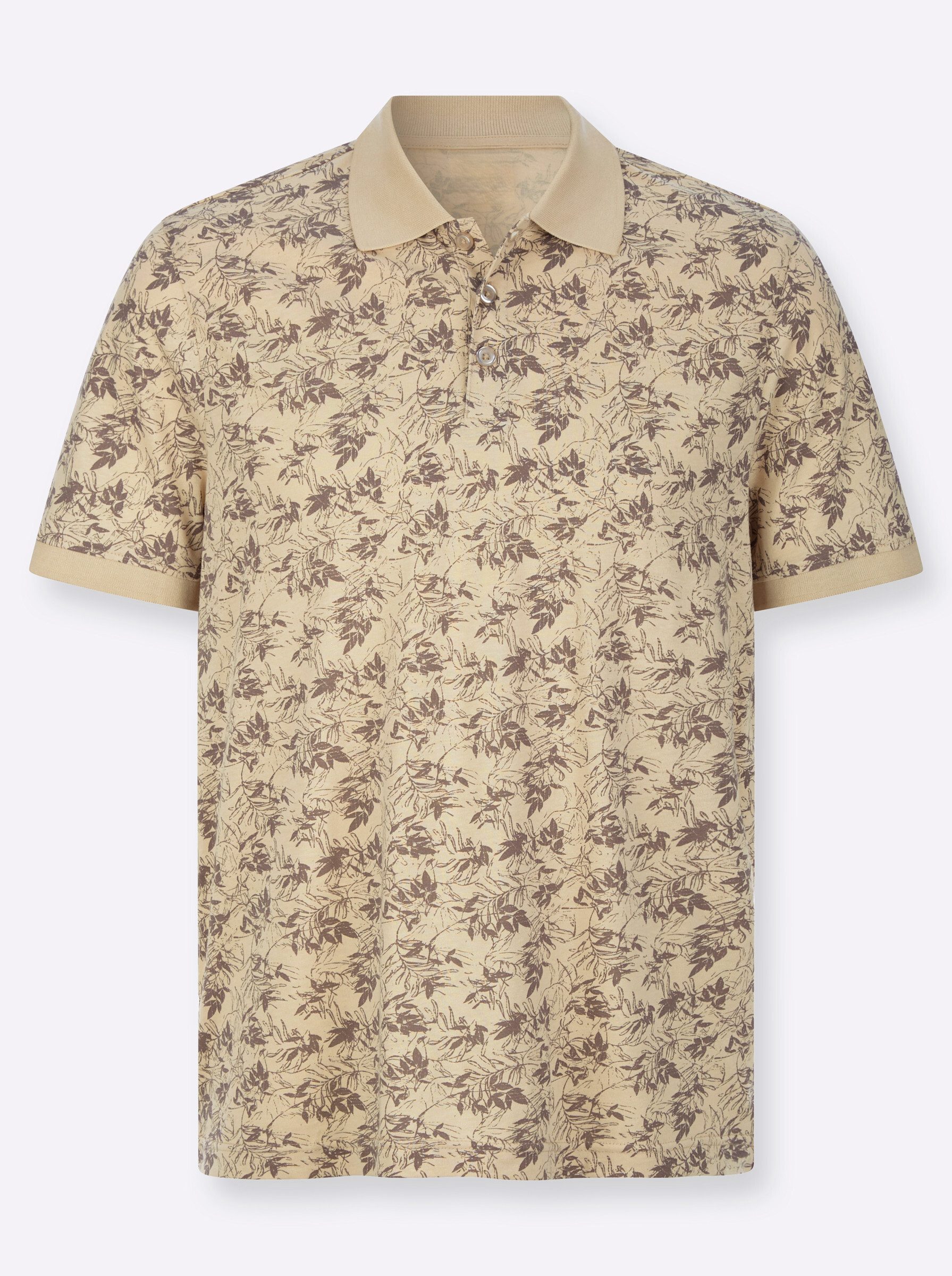 Sieh an! T-Shirt Kurzarm-Poloshirt Kurzarm