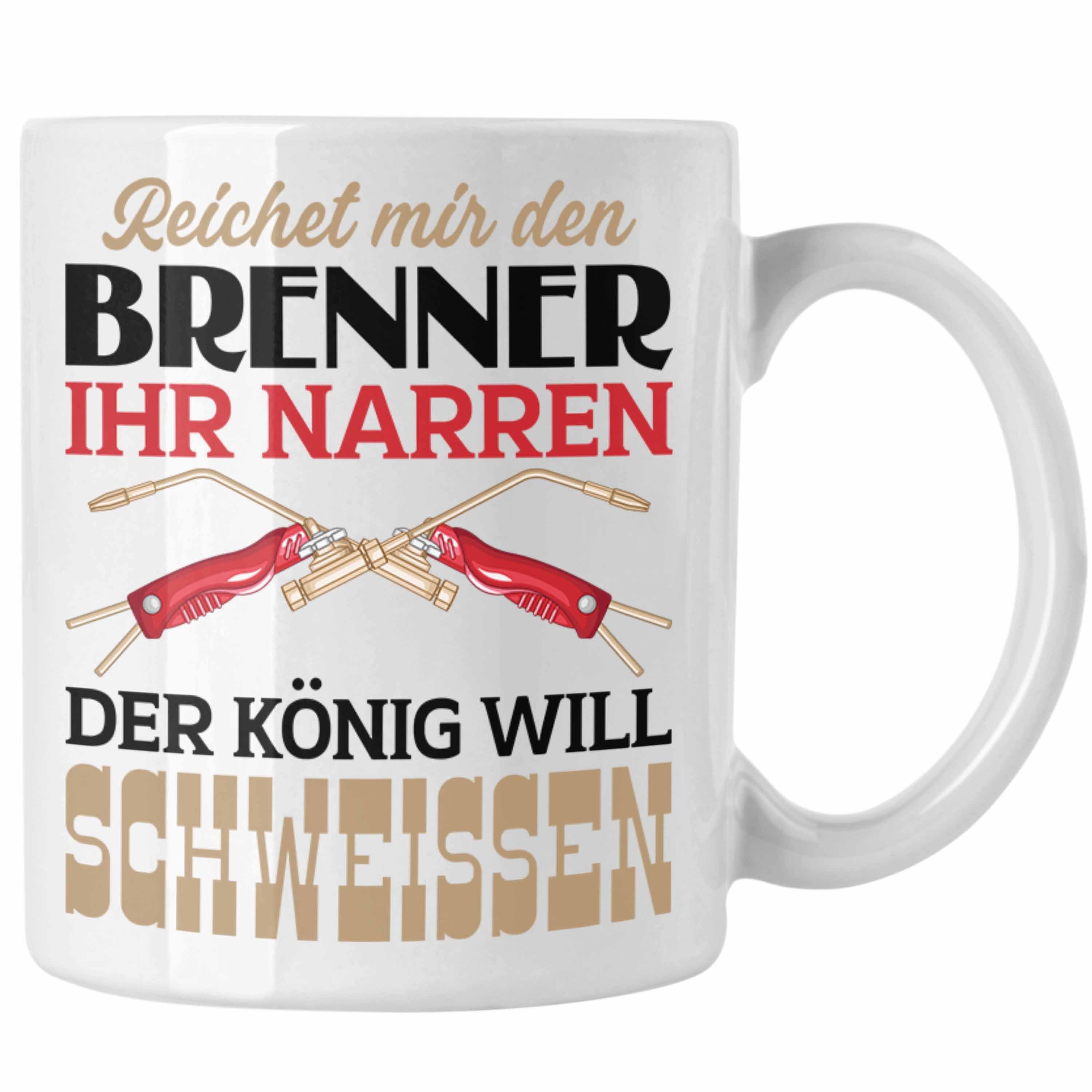 Trendation Tasse Schweißen Tasse Geschenk für Schweißer Metallbau