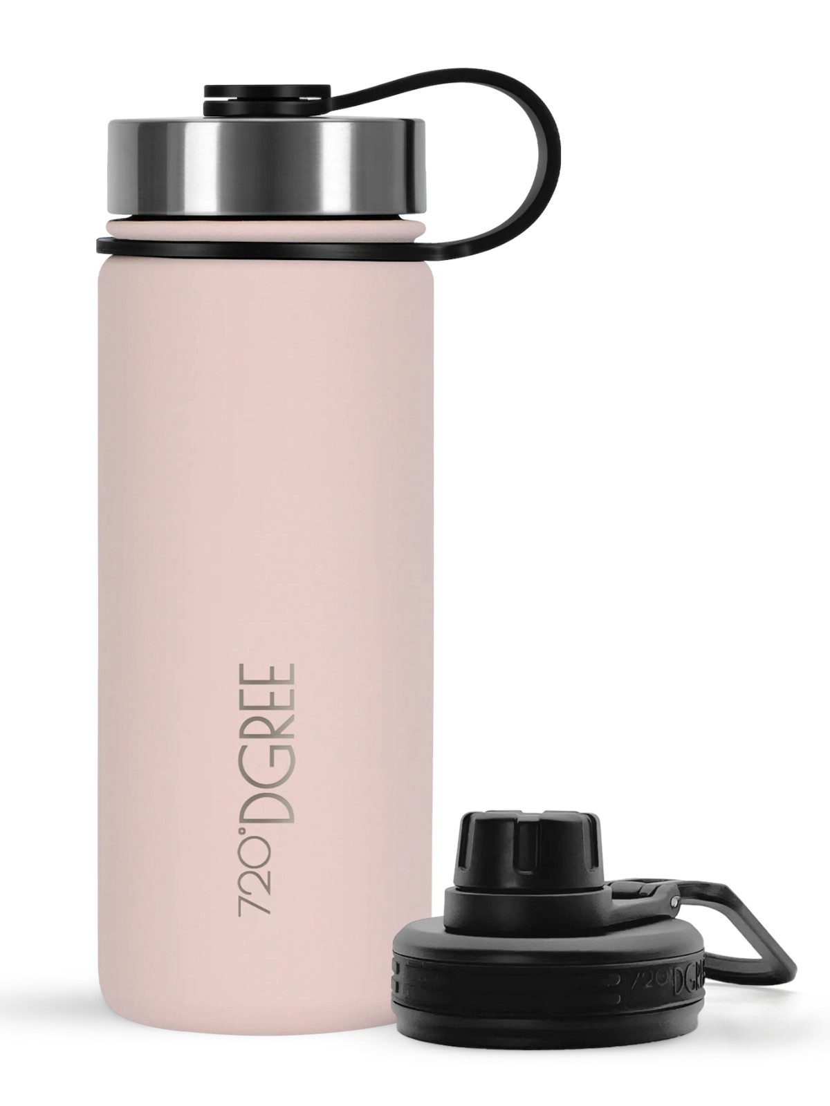 720°DGREE Trinkflasche Isolier Trinkflasche noLimit Edelst. m.Sportdeckel c. candy pink 0,5l