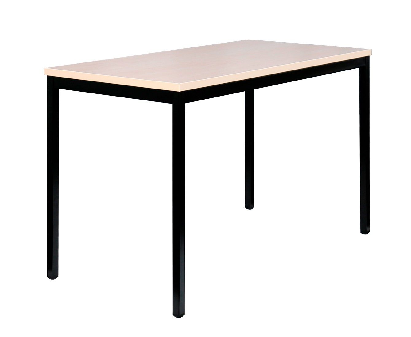 Steelboxx Schreibtisch Schreibtisch Profi Besprechungstisch Büromöbel Computertisch (1-St), Maße: 750 x 1200 x 600 mm (HxBxT)