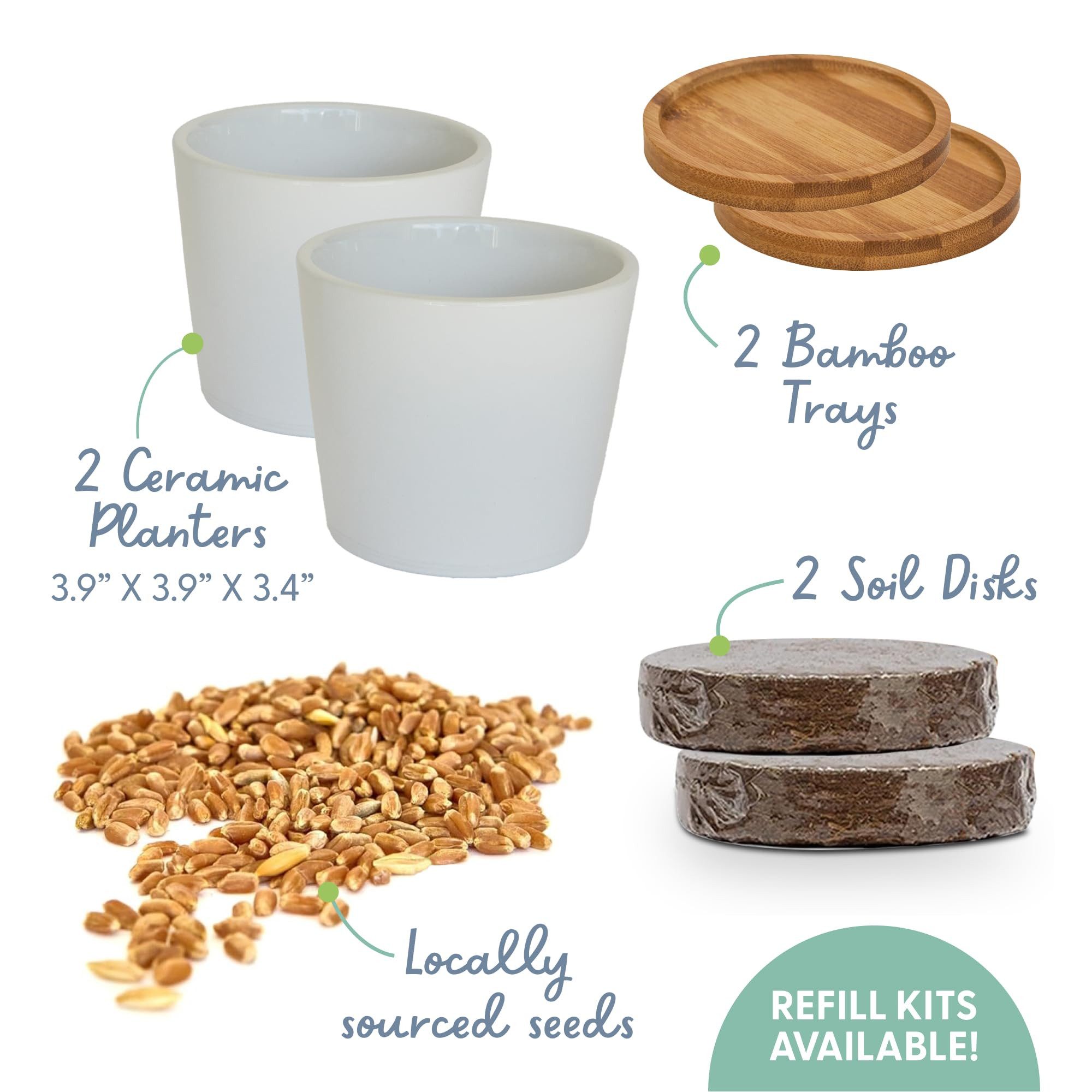 The Cat Ladies Pflanzkübel Saatgut und Erde - Für Katzen, Hunde und andere günstig online kaufen