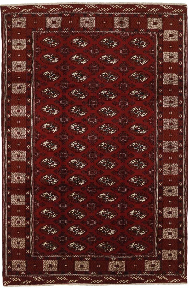 Orientteppich Turkaman 247x379 Handgeknüpfter Orientteppich / Perserteppich, Nain Trading, rechteckig, Höhe: 6 mm