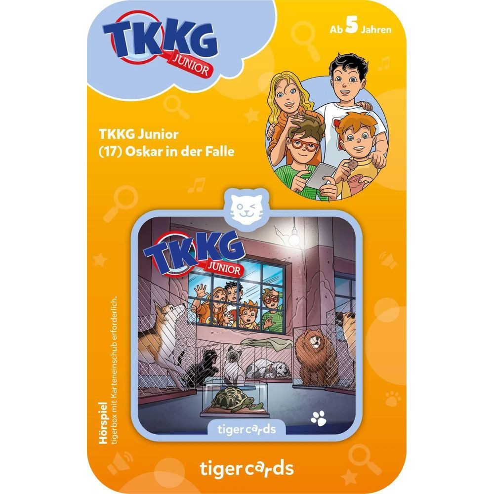 Tiger Media Deutschland GmbH Hörspiel tigercard - TKKG Junior - 17: Oskar in der Falle