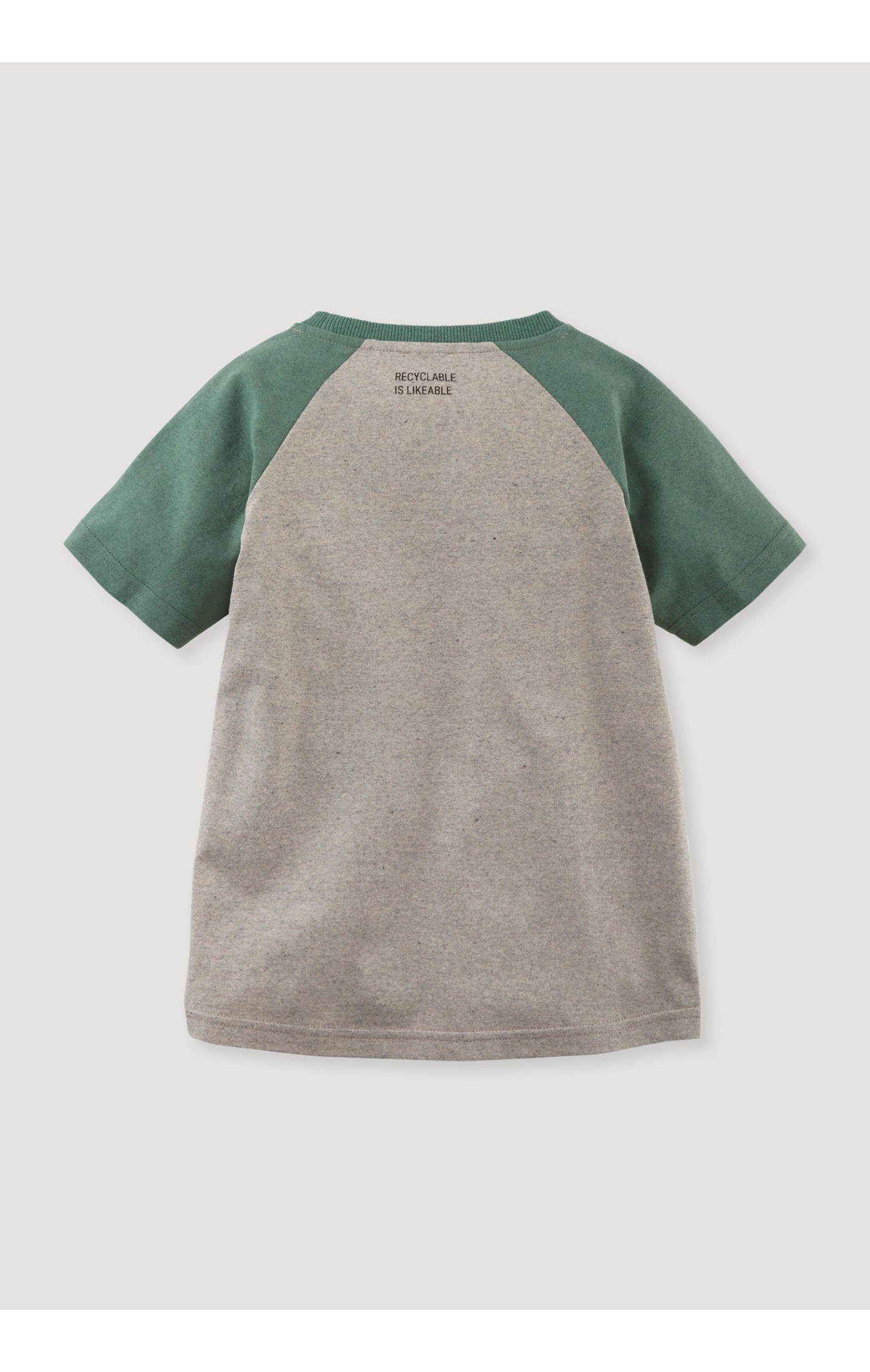 Hessnatur T-Shirt BetterRecycling aus Bio-Baumwolle reiner graubeige
