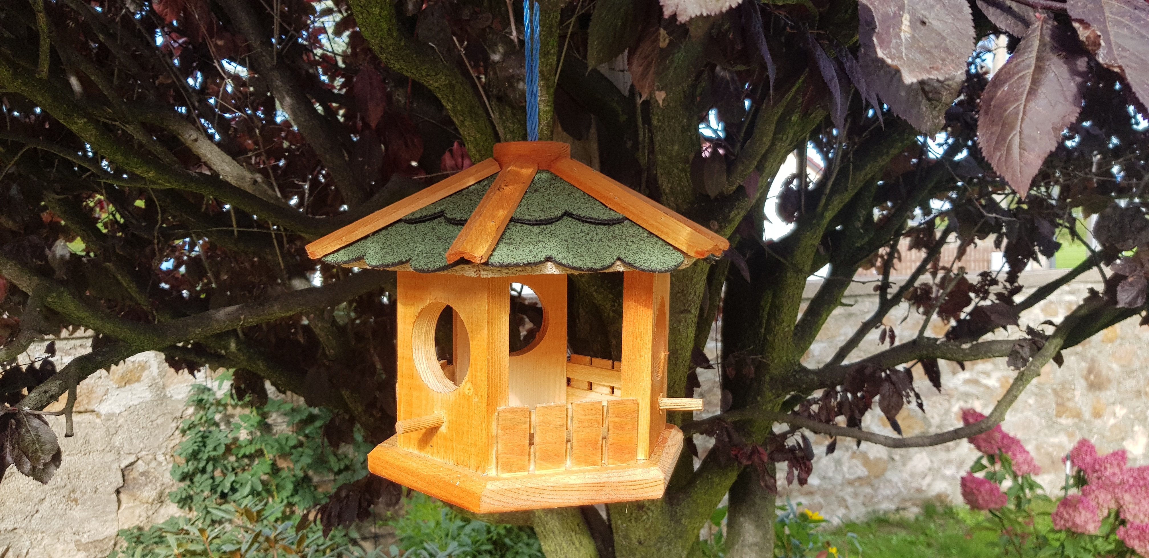 Holzdekoladen Vogelhaus Vogelhaus zum hängen Typ 3 günstig online kaufen