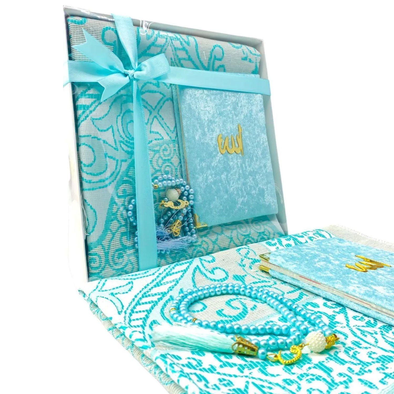 Jungengel Geschenkbox Ceyiz Set Yasin Süresi Gebetsteppich Tesbih Namazlik günstig online kaufen