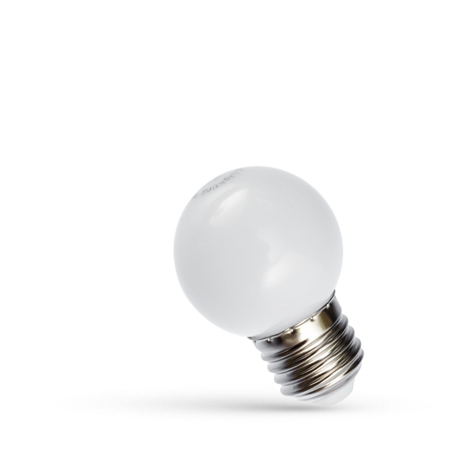 Spectrum LED-Leuchtmittel LED E27 G45 Tropfenform Farbig 1W = 10W Birne 55lm Bunt 230V WEIß, E27, Weiß, Farbig, Weiß