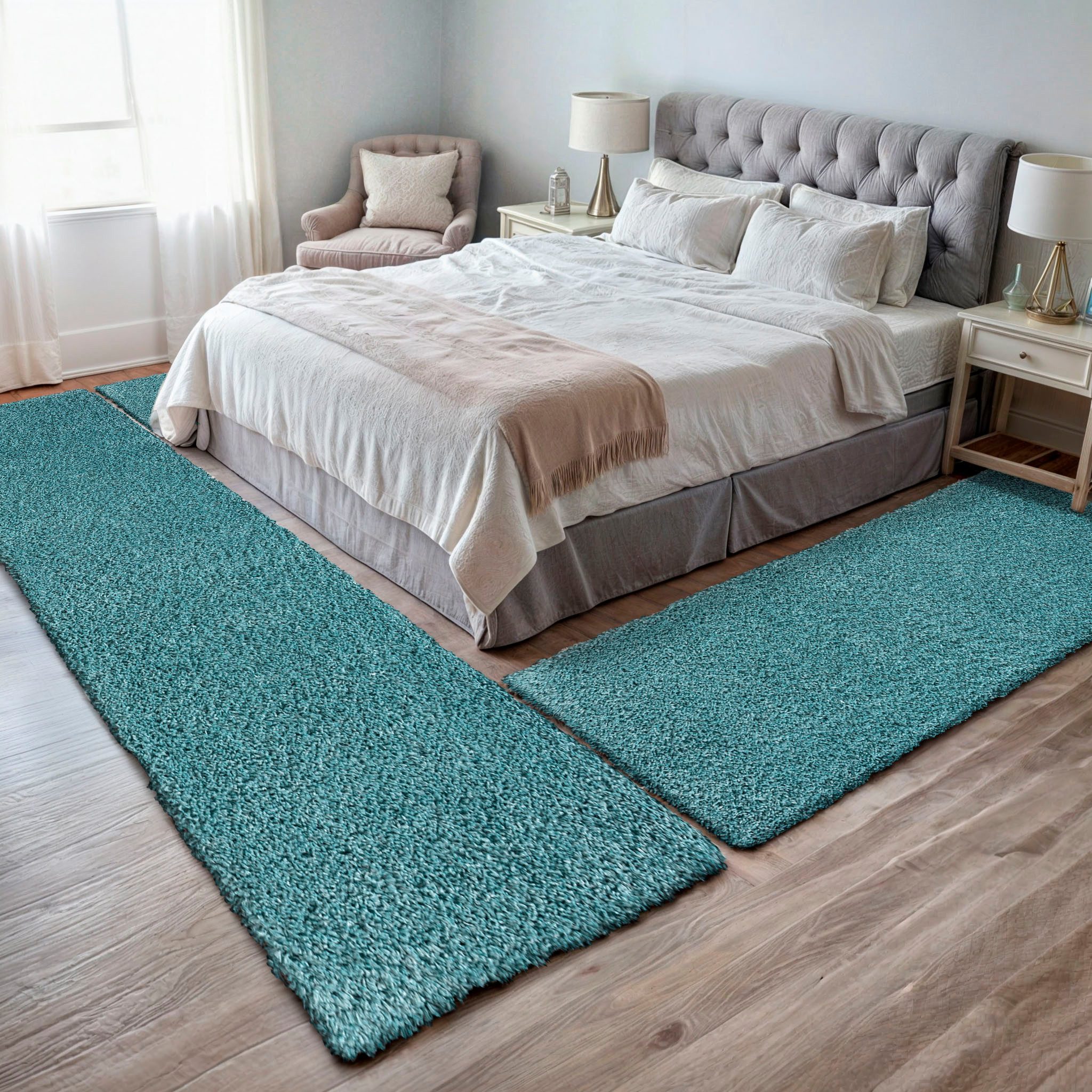 my home Hochflor-Bettumrandung Banji, Höhe 37 günstig online kaufen