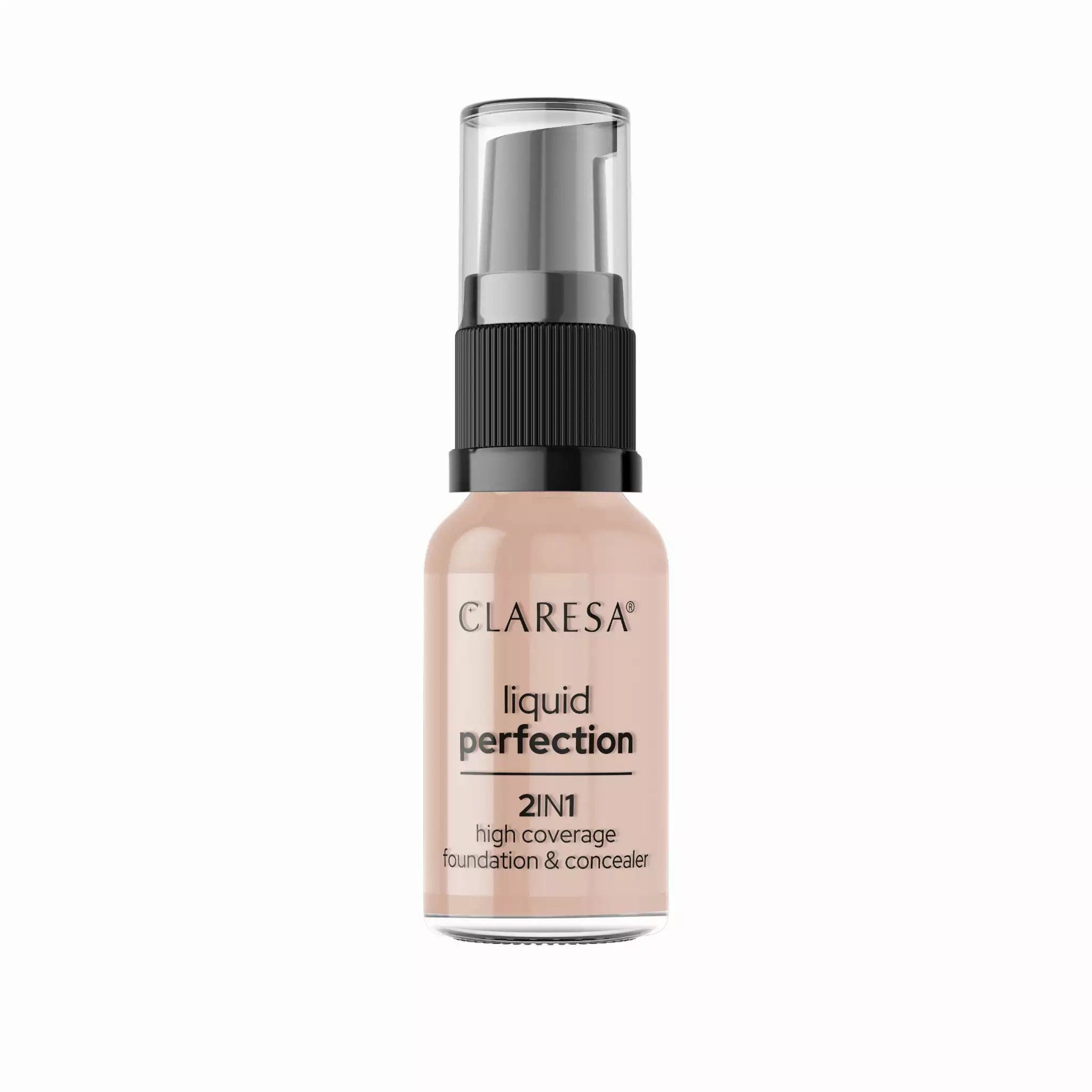 Claresa Concealer CLARESA 2in1 Liquid Perfection Abdeckstift und Grundierung