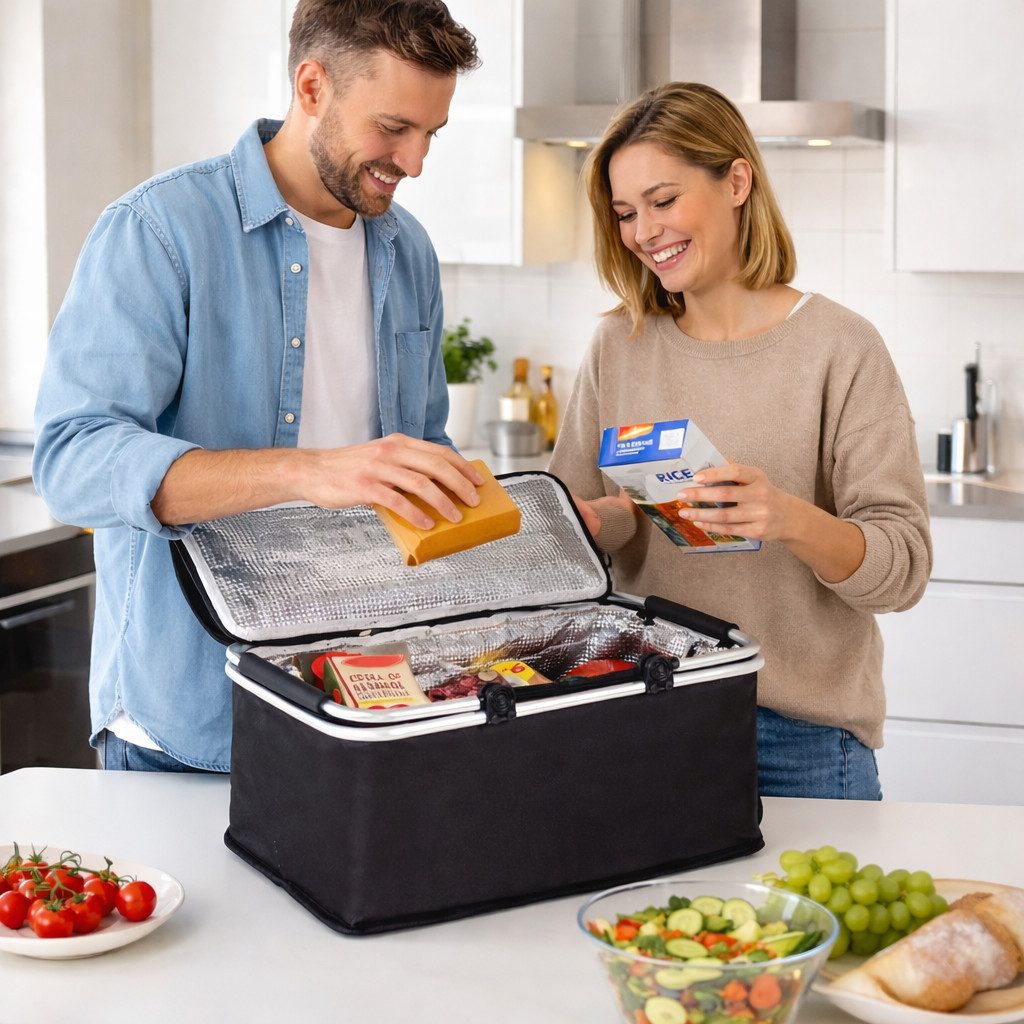 KESPER® Einkaufskorb Thermokorb, mit Warm- & Kaltisolierung