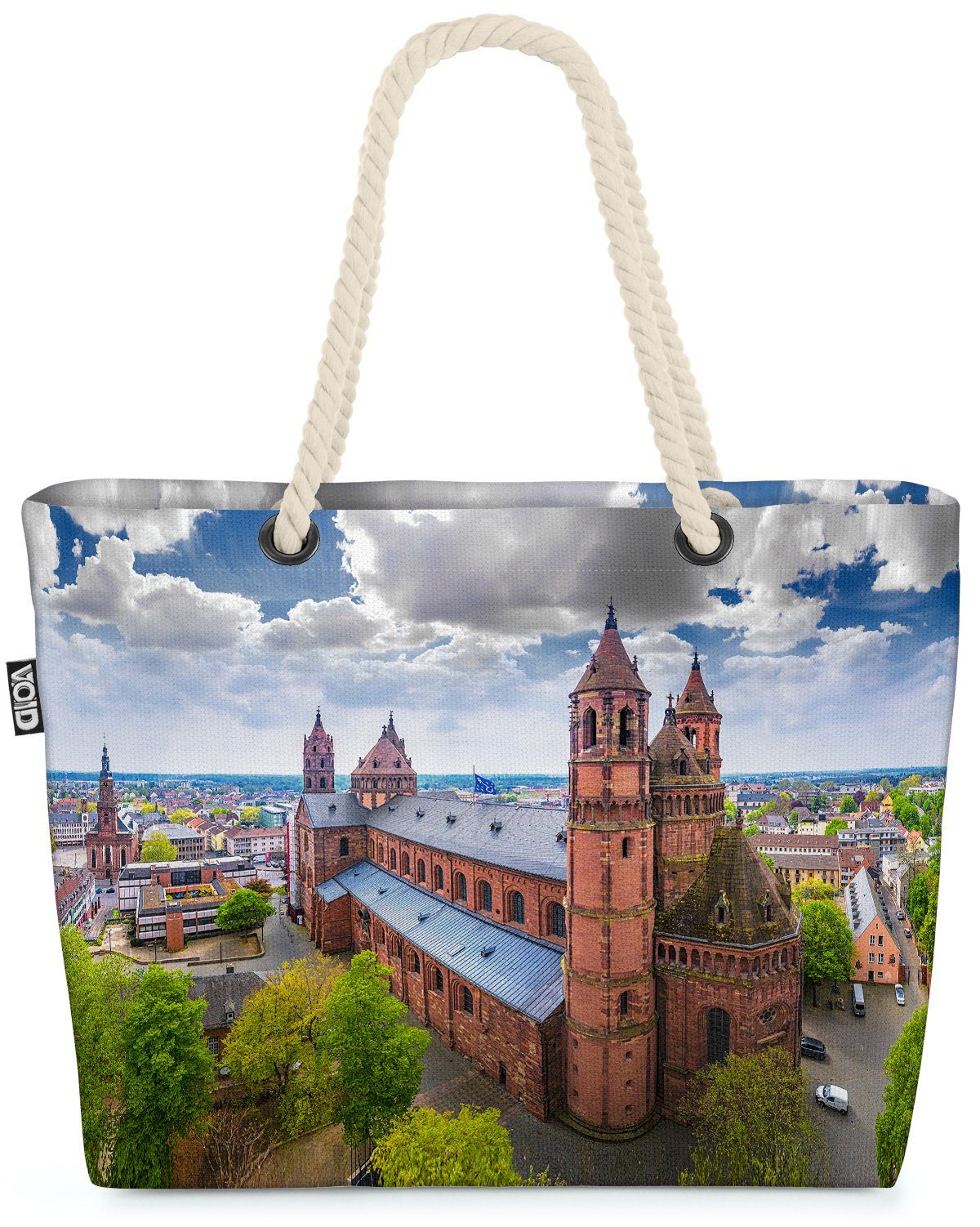 VOID Strandtasche (1-tlg), Worms Rheinland-Pfalz Wormser Dom Jüdischer Friedhof Heiliger Sand Ti