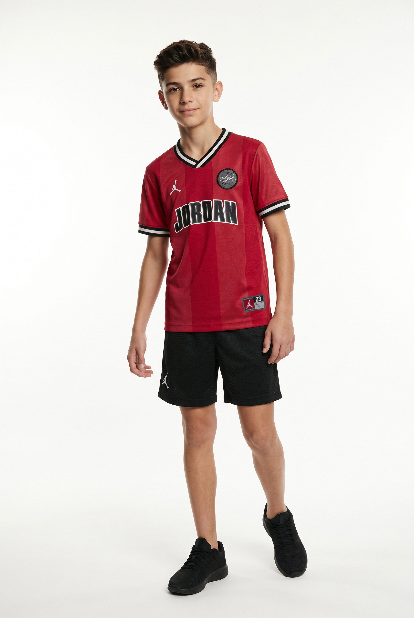 Jordan T-Shirt & Shorts für Kids Set-Artikel, für sportliche Aktivitäten, sportlicher Stil