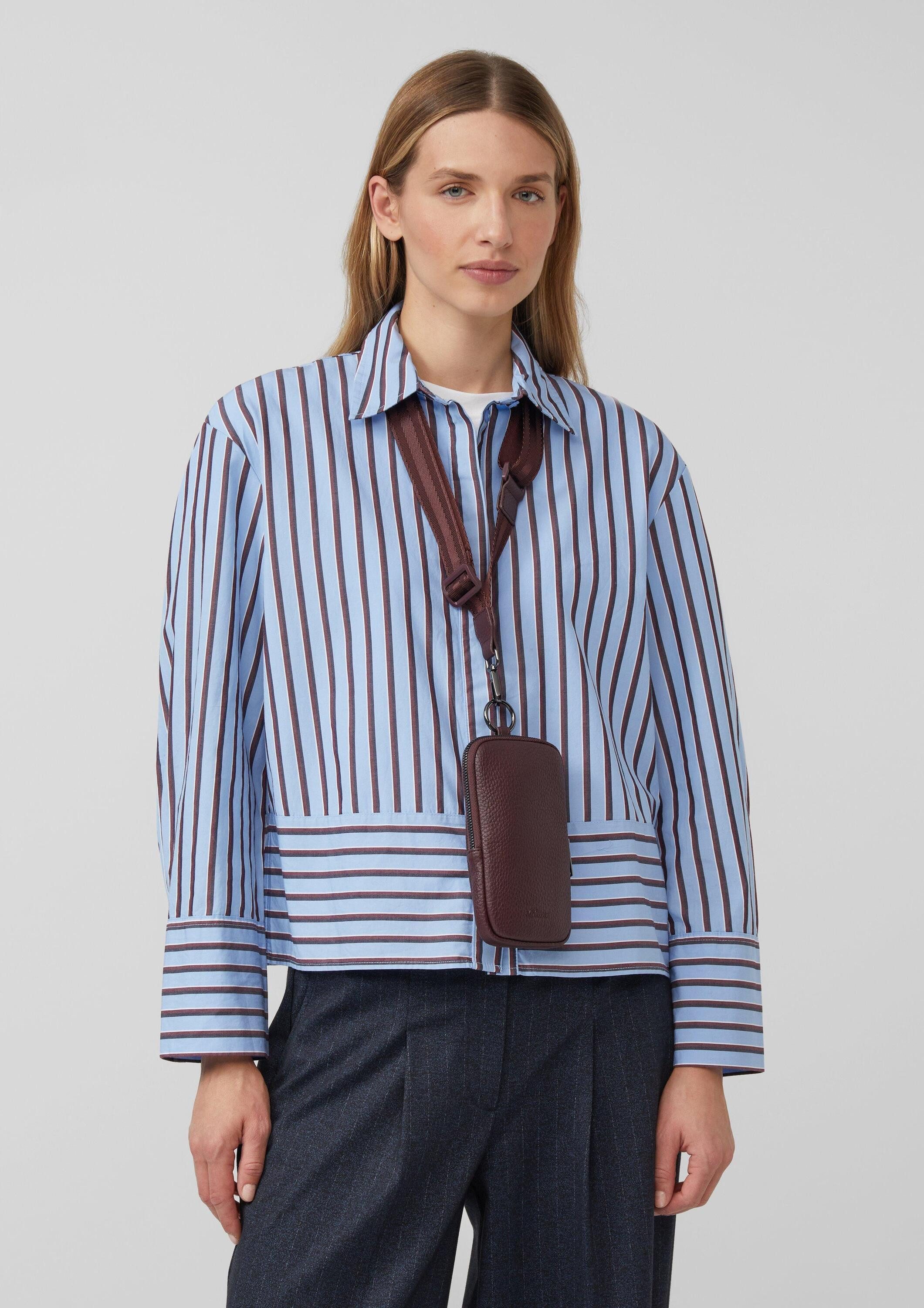 s.Oliver Handytasche Tasche, Handy-Tasche aus Lederimitat mit Leo-Lining