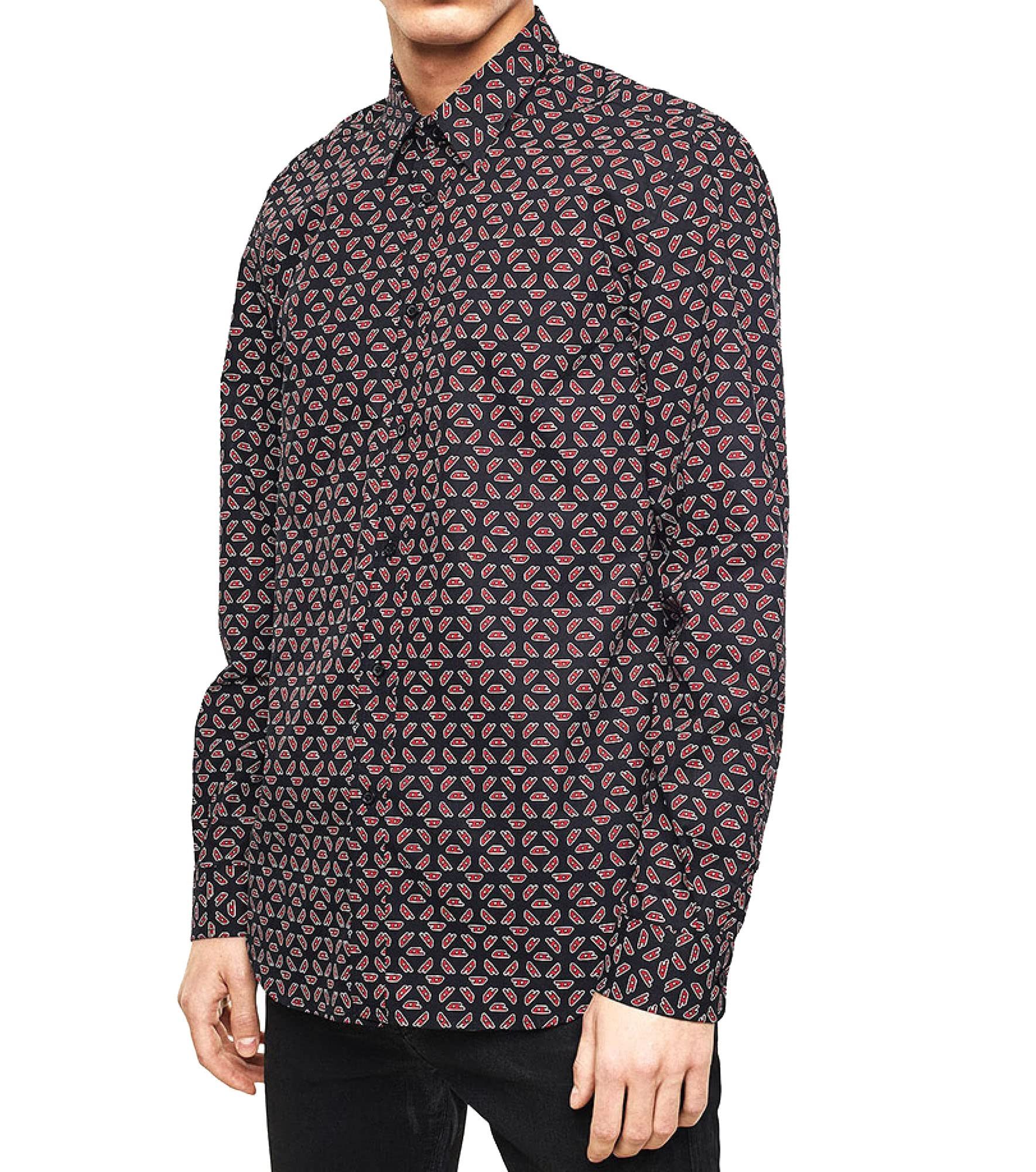 Langarmhemd Diesel S-CLES-D CAMICIA Herren Hemd