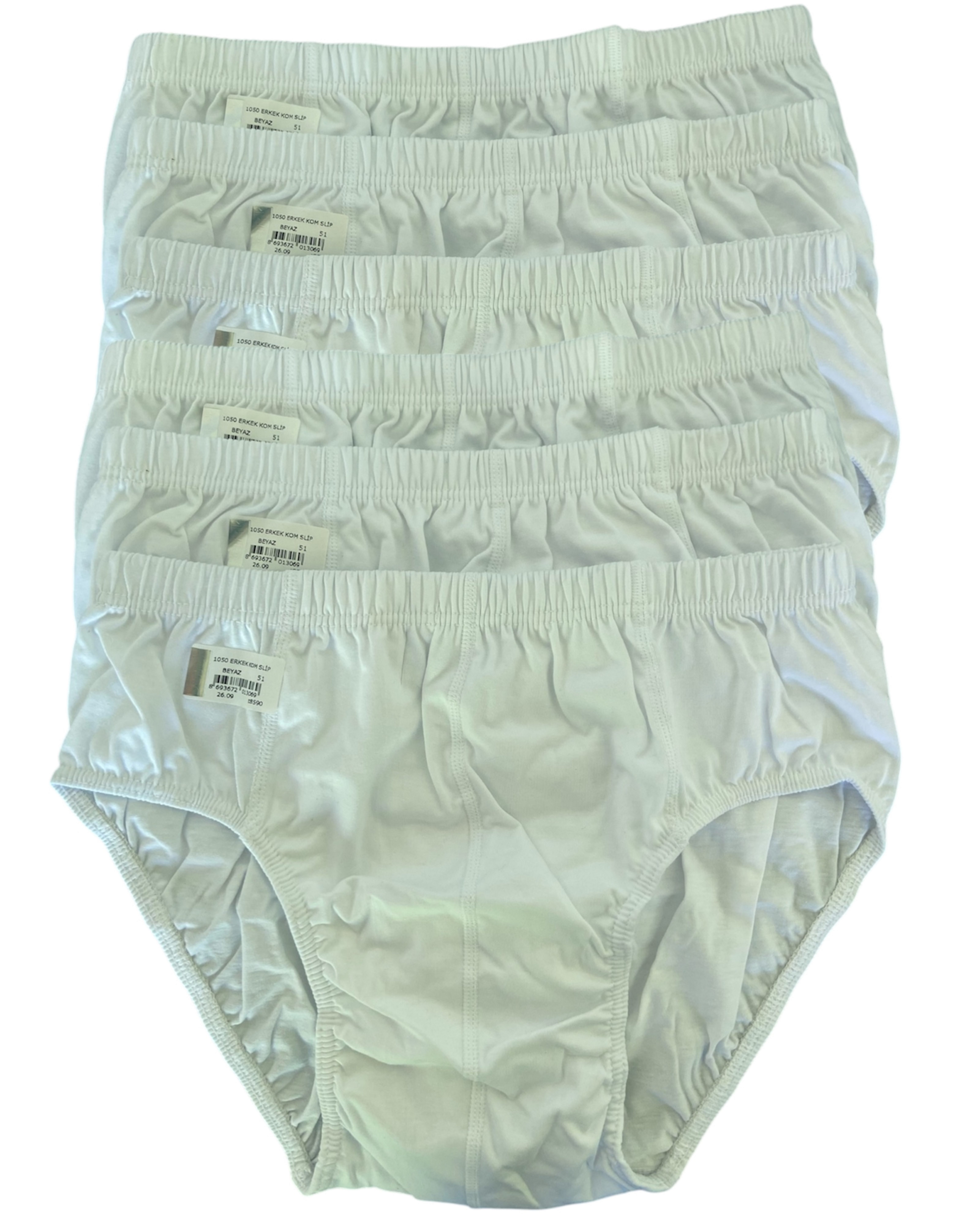 DDOnlineShop Slip Herren Slips Unterhosen Weiß (Spar-Set, 6-St., 6er-Pack) günstig online kaufen