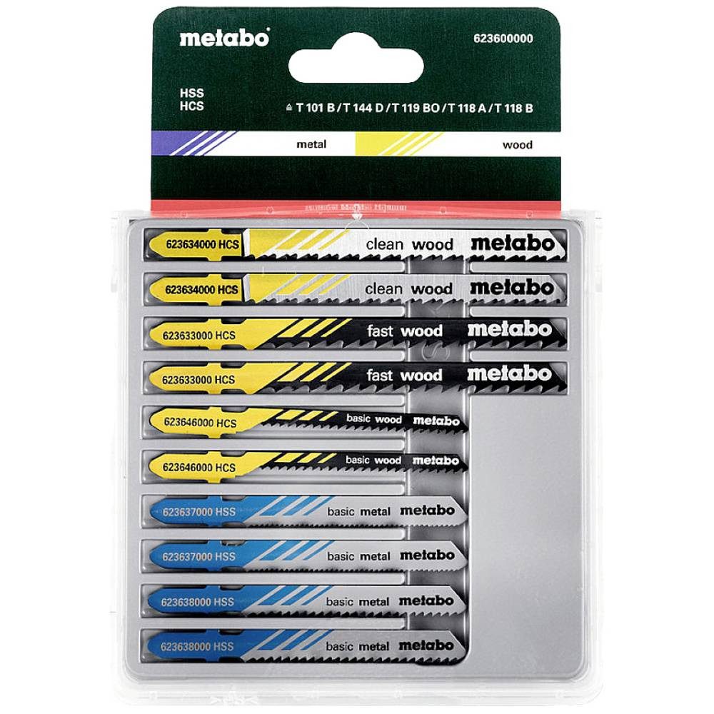 metabo Stichsägeblatt Stichsägeblattsort. 3,H+M+Kunst 10-tlg 623600000