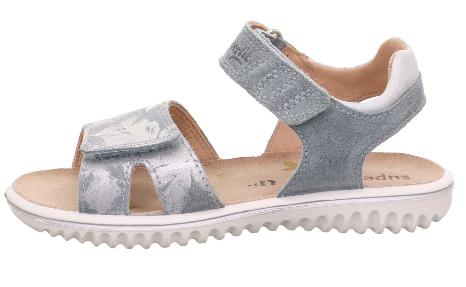 Superfit superfit Kinder SPARKLE Sandale Effeektleder 1-609004-8410 hellblau Sandale