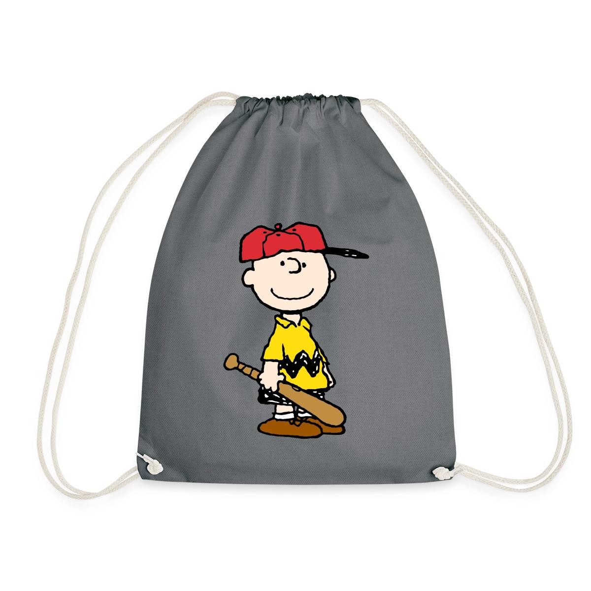 Spreadshirt Turnbeutel Peanuts Charlie Brown Baseball Sport Turnbeutel (1-tlg)