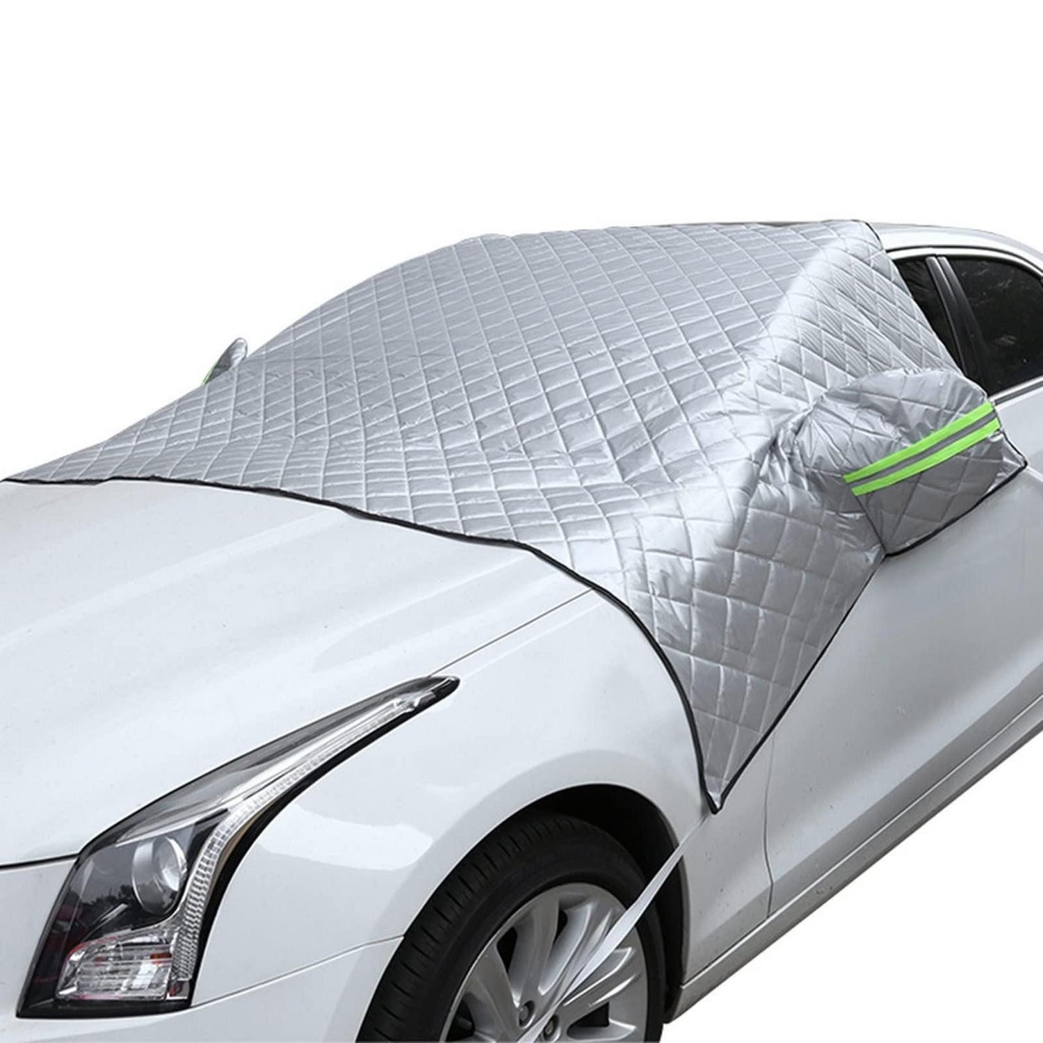 LuxusKollektion Winterschutzhaube Halbgarage Frostschutz 145x230cm Universal Schnee Auto