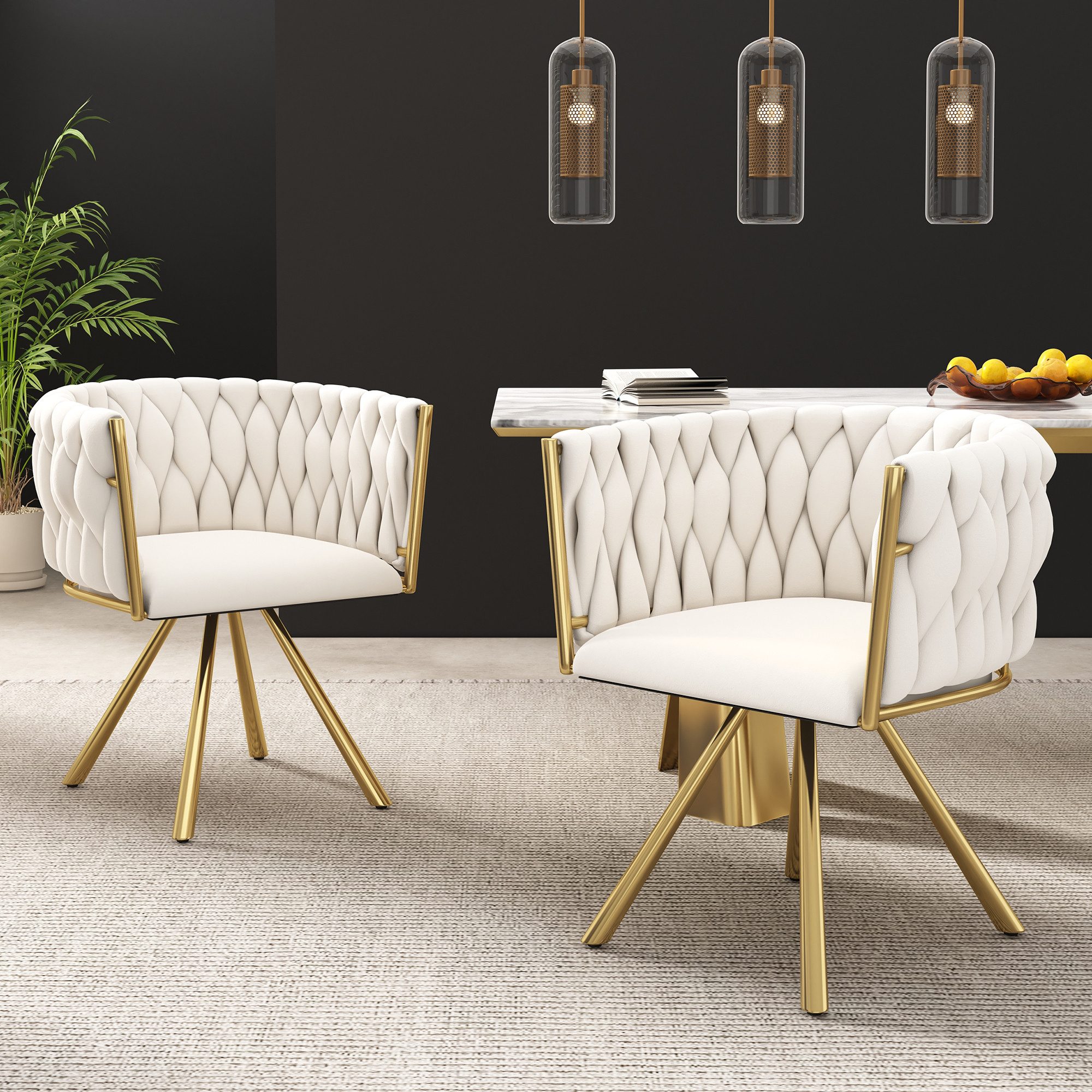 HAUSS SPOLE Esszimmerstuhl 2er set, Drehstuhl günstig online kaufen