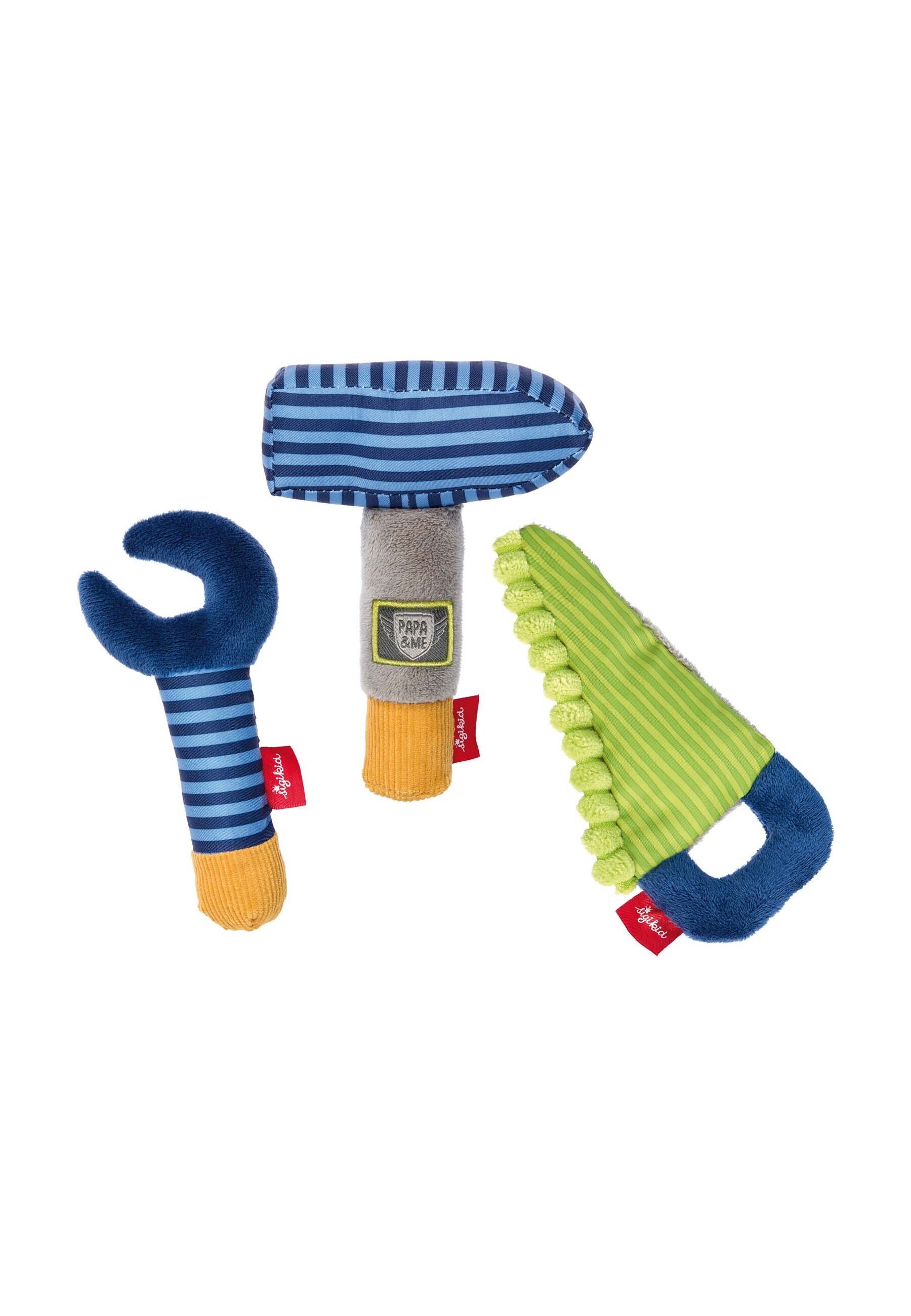 Sigikid Greifling Werkzeug-Set, 7 senses für Babys und Kleinkinder (3-tlg)