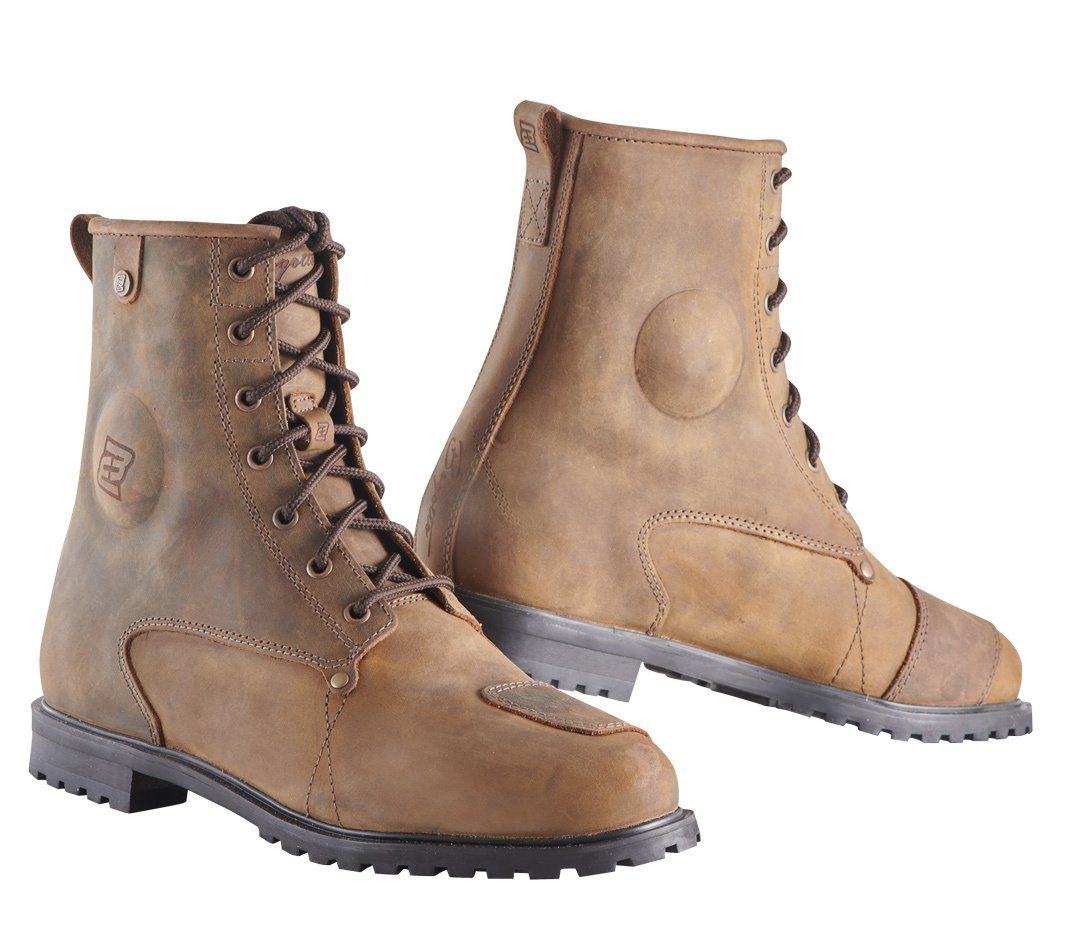 Motorrad Brown Stiefel Motorradstiefel Bogotto Nashville