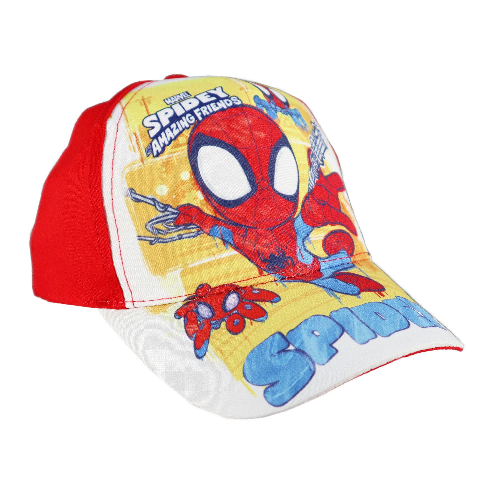 MARVEL Baseball Cap Marvel Spidey Kinder Basecap Baseball Kappe Gr. 52 bis 54