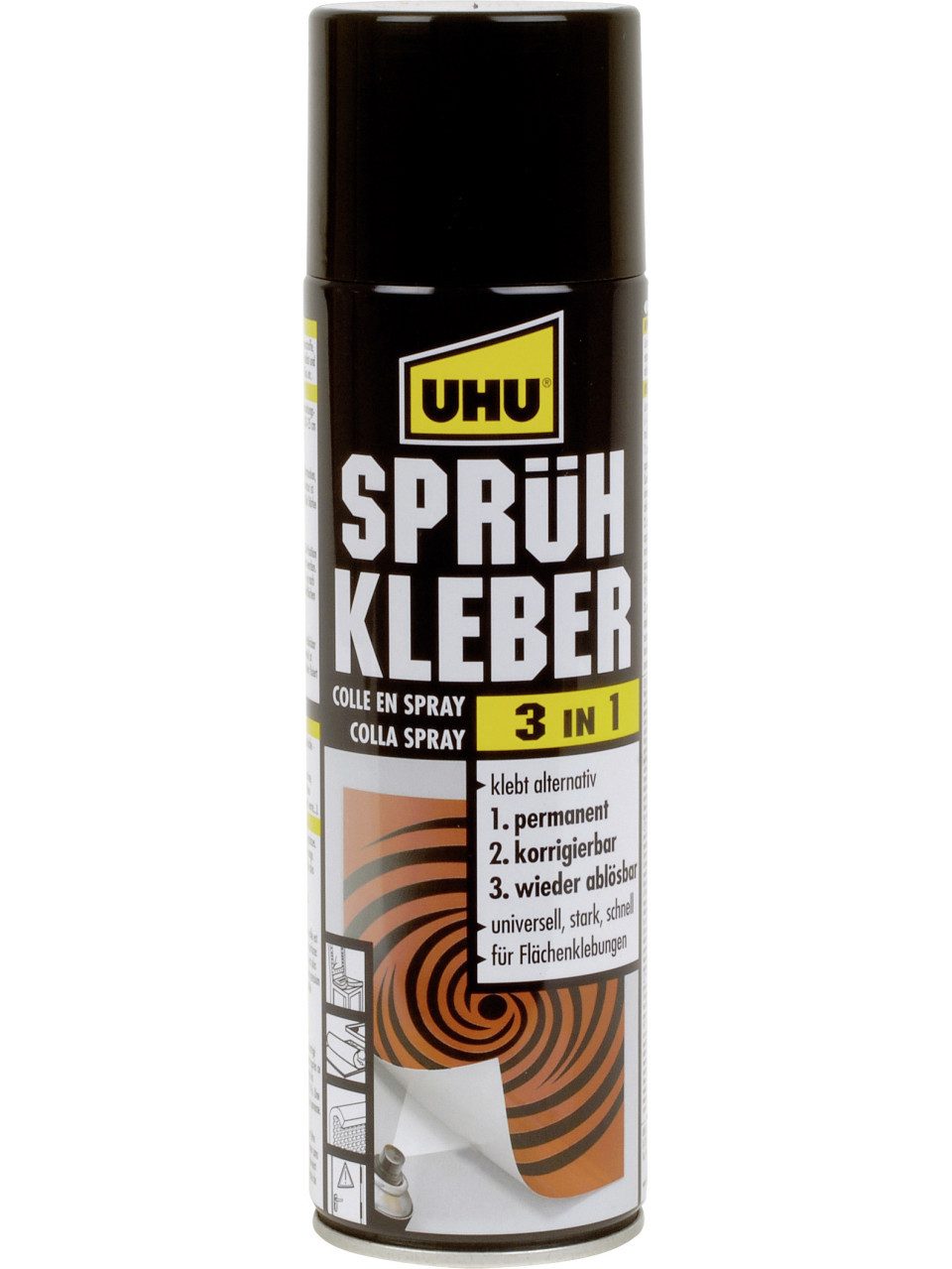 UHU Bastelkleber UHU Sprühkleber 3in1 500 ml