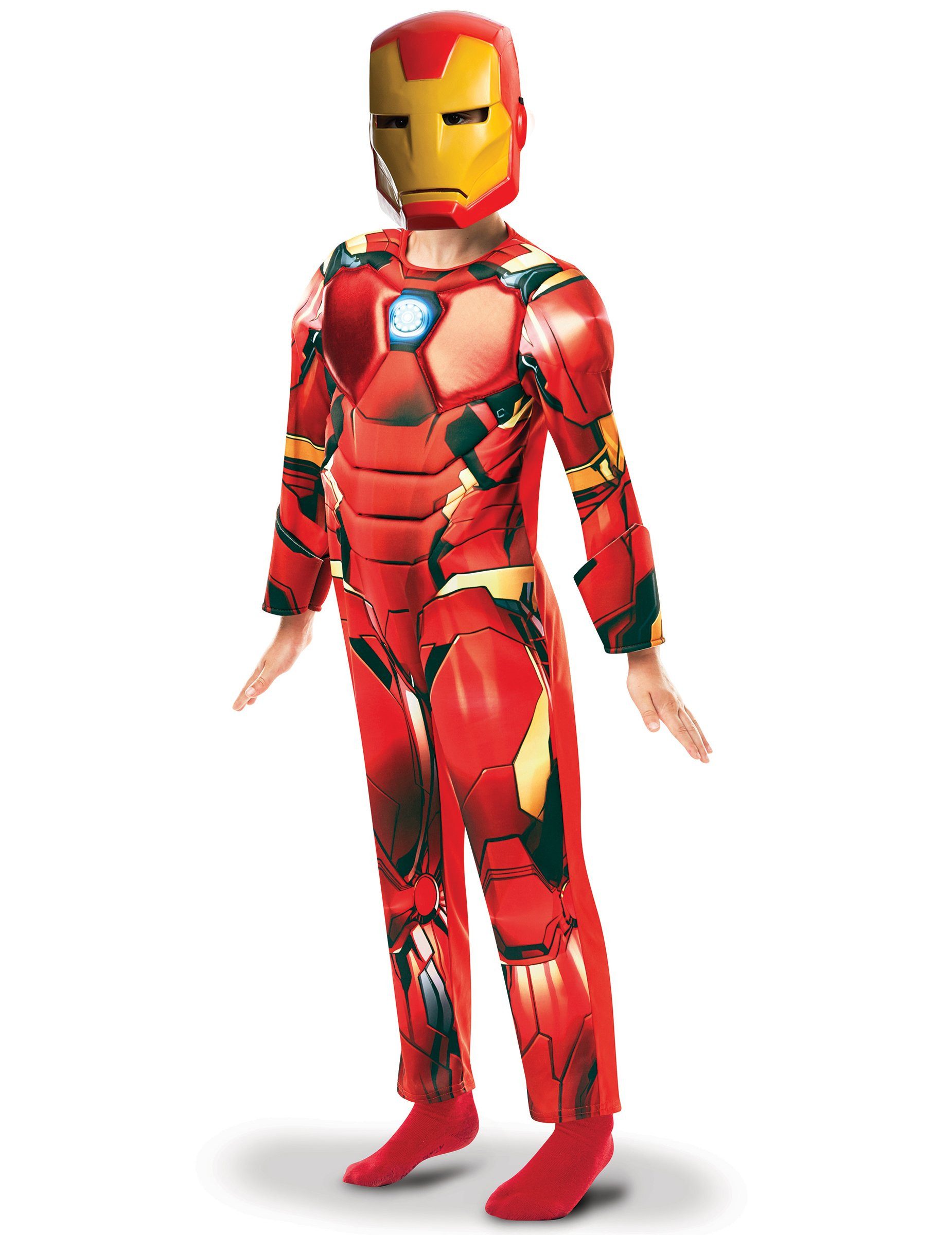 Kostüm Iron Man-Kostüm für Kinder Avengers rot-gelb