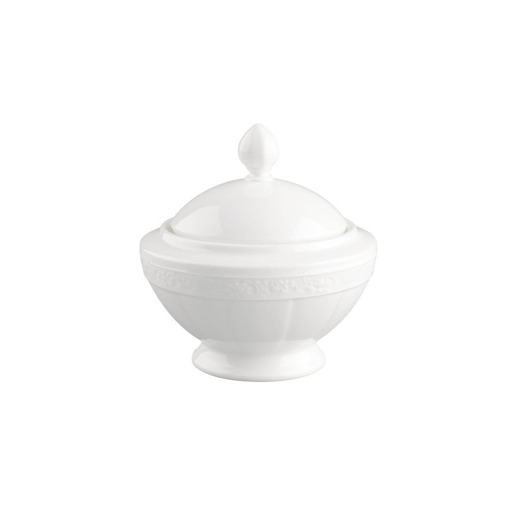 Villeroy & Boch Zuckerdose White Pearl Zuckerdose 6 Pers., Porzellan, (1-tlg)